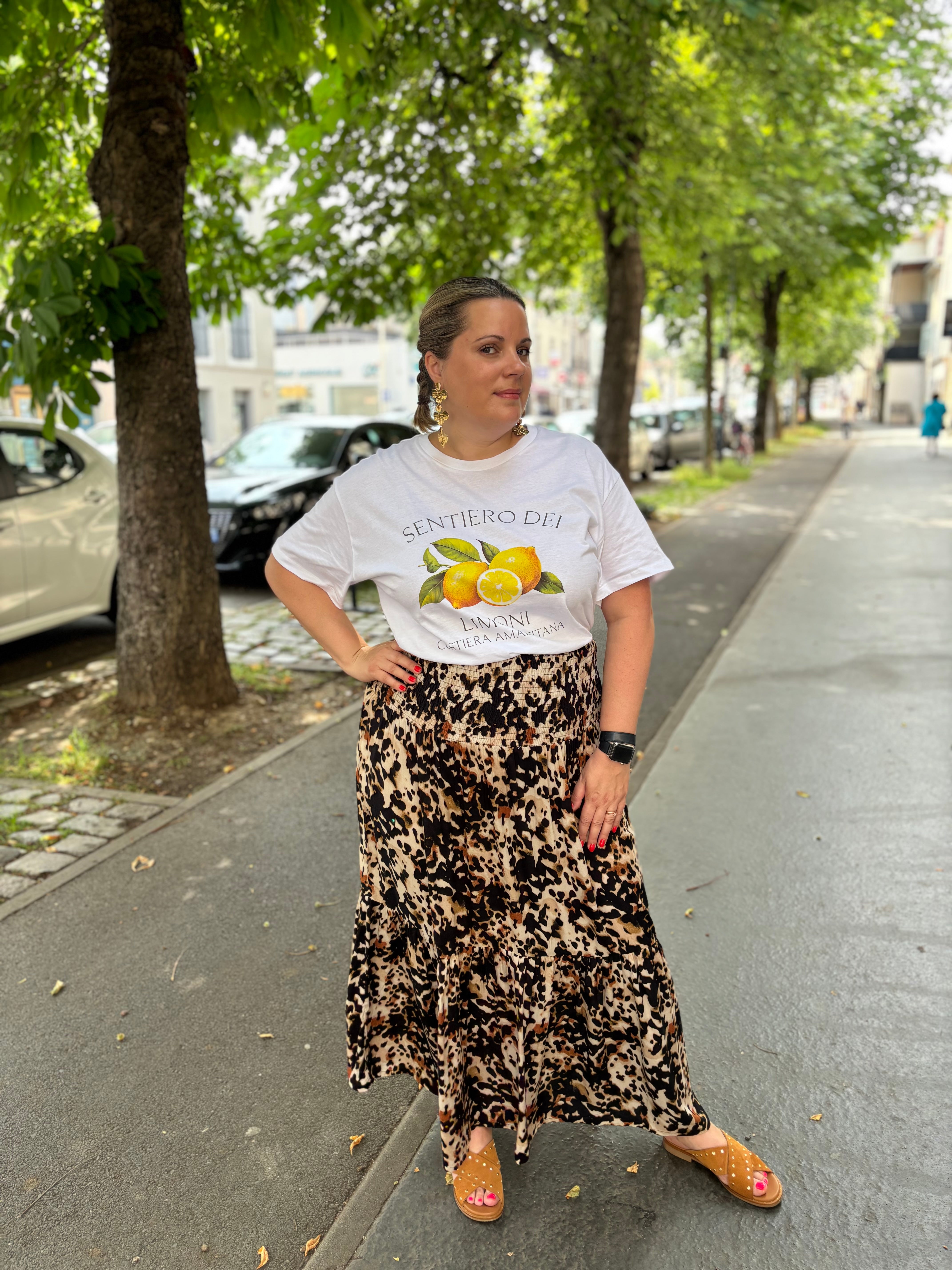 JUPE MAXI SMOCK