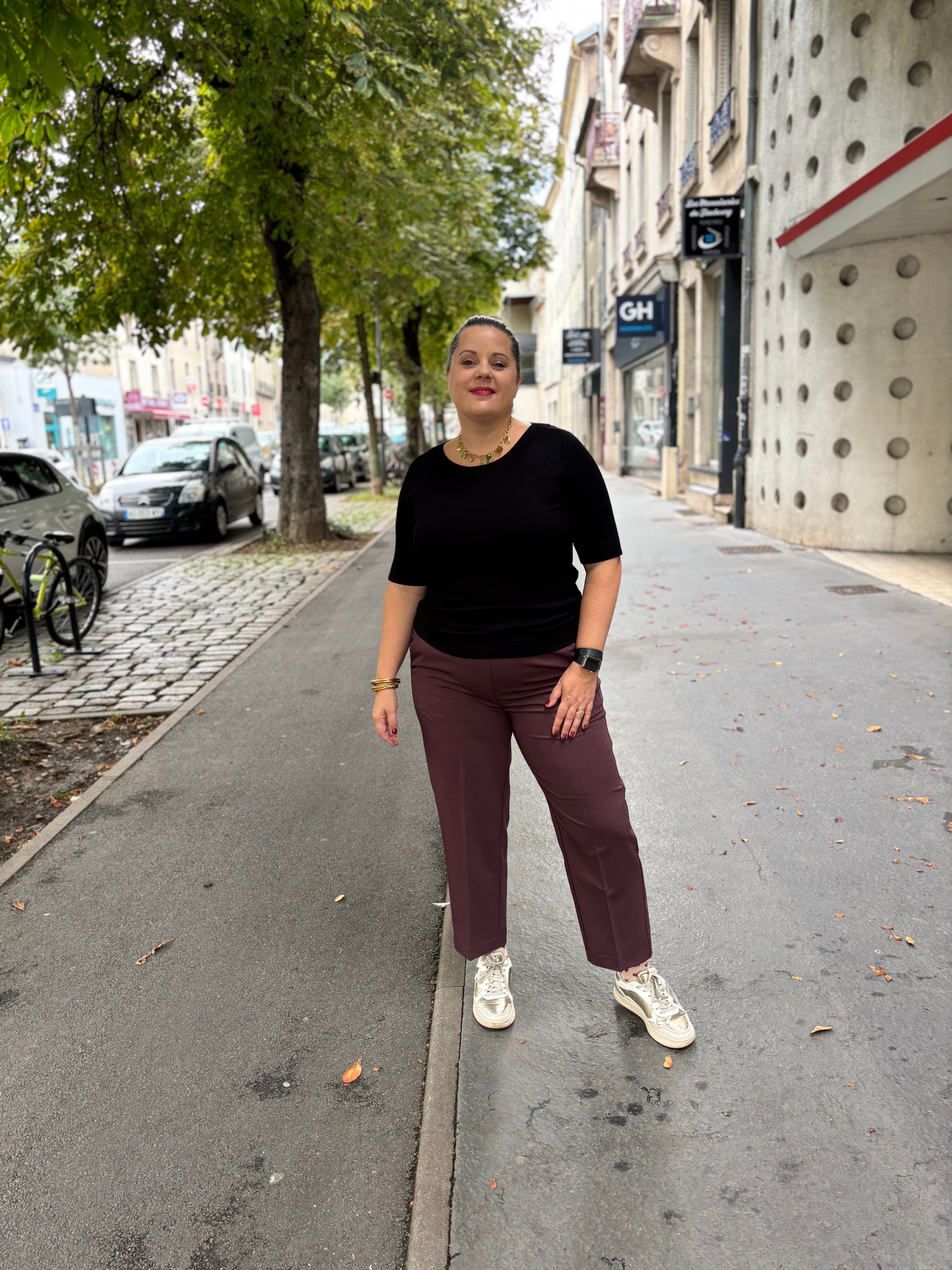 PANTALON 7/8 SAKURA PRUNE