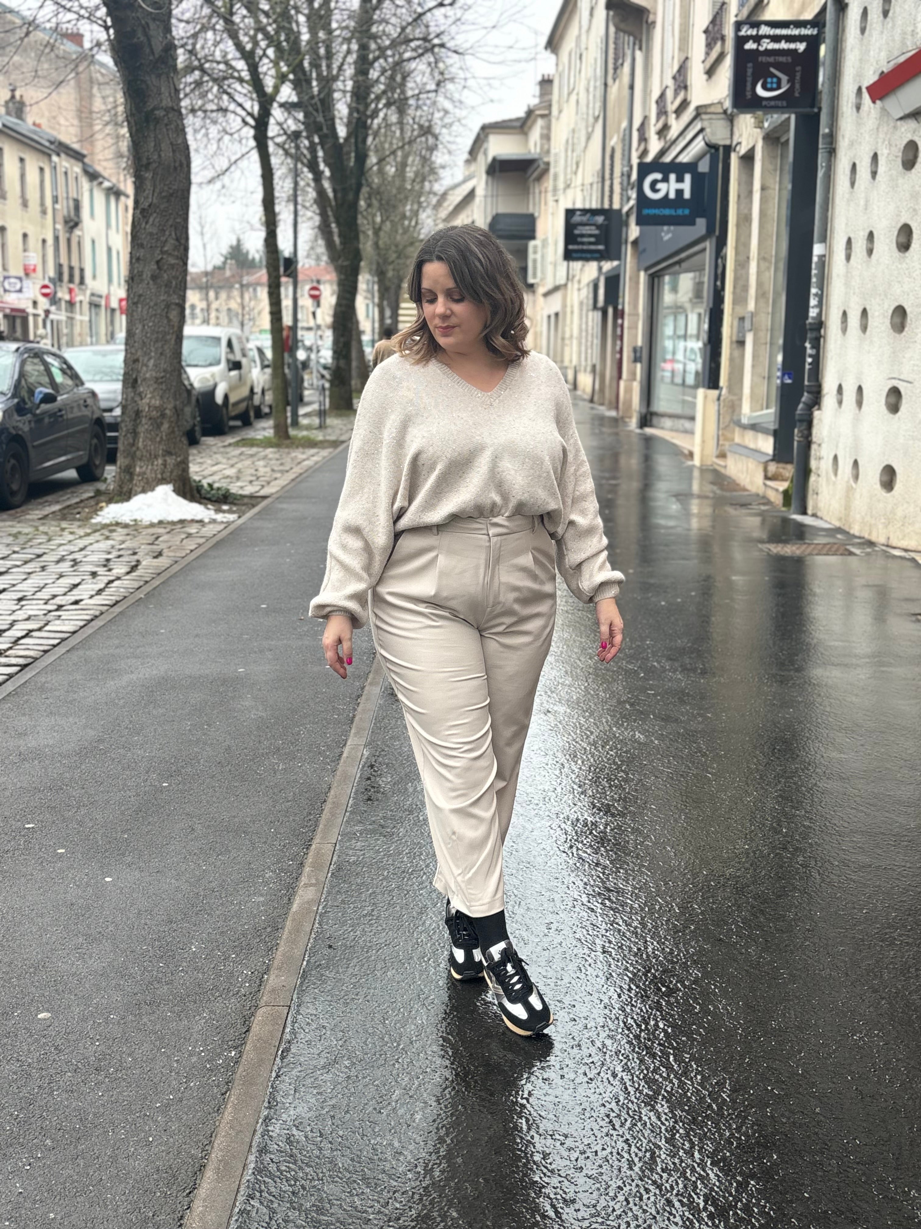 PANTALON MERLE GREIGE