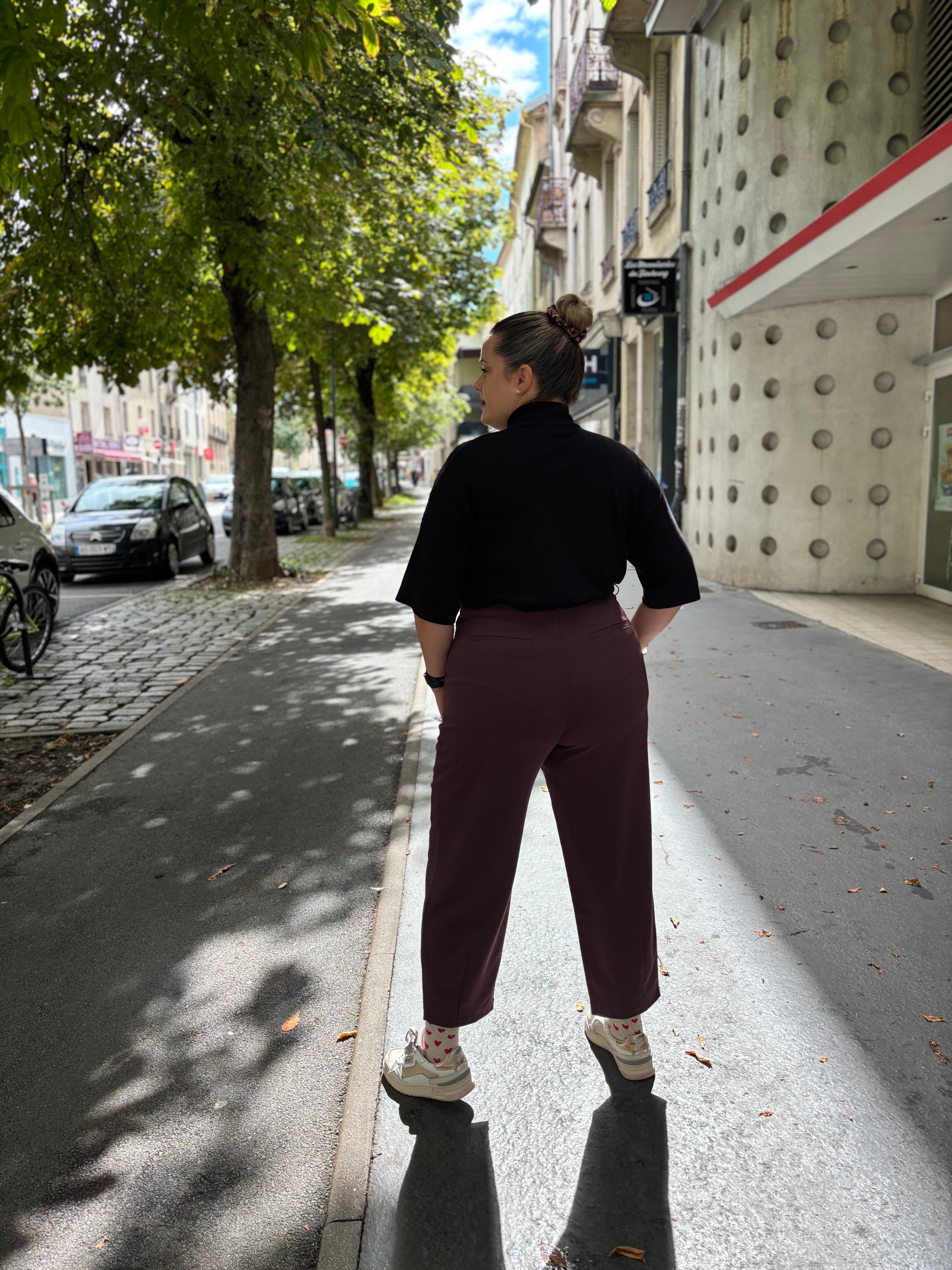 PANTALON MERLE PRUNE