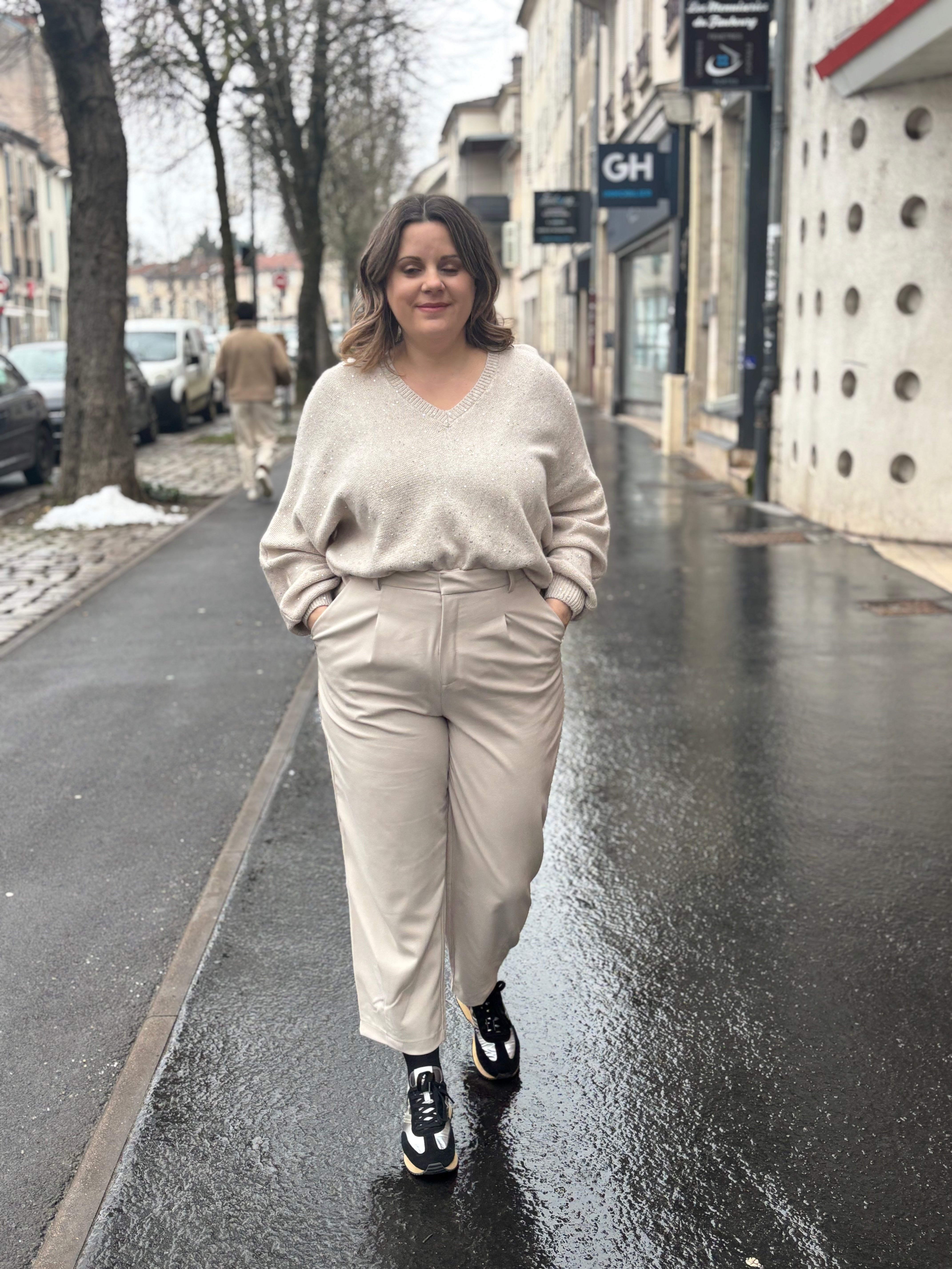 PANTALON MERLE GREIGE