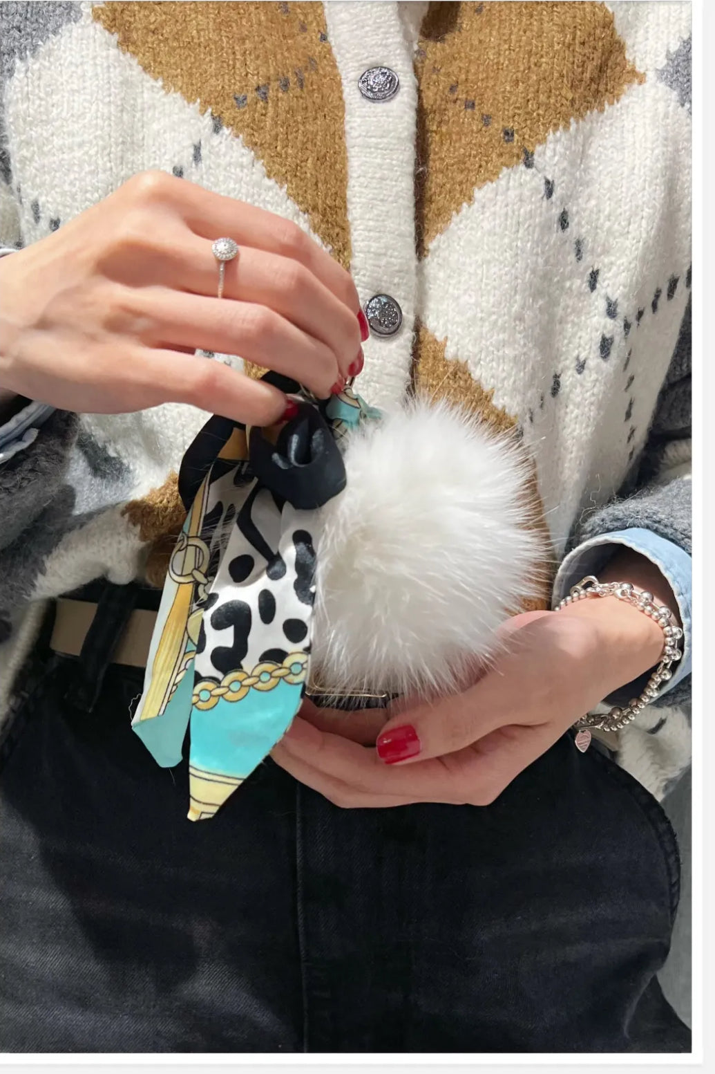 PORTE-CLES FOURRURE
