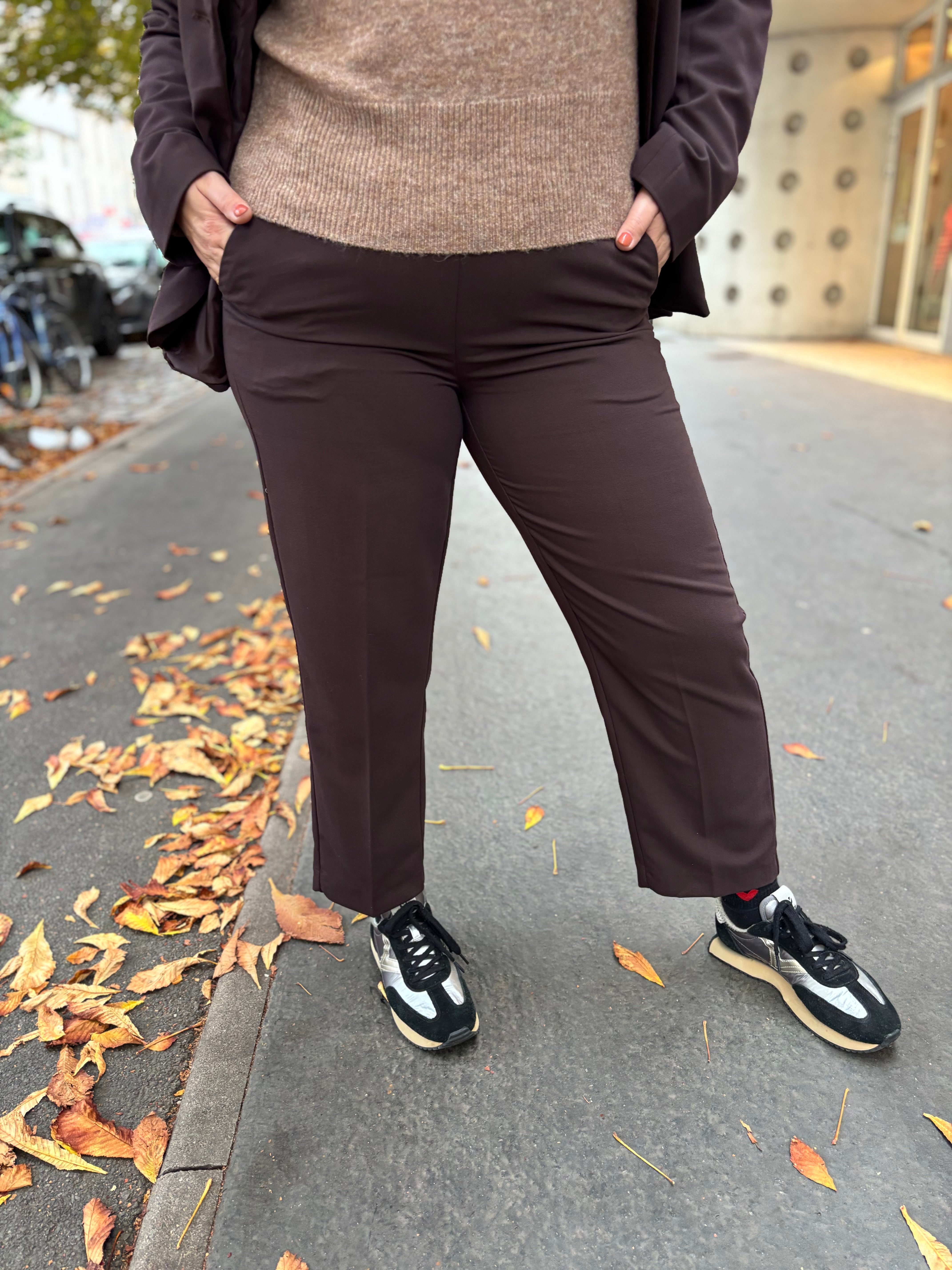 PANTALON 7/8 SAKURA CHOCOLAT
