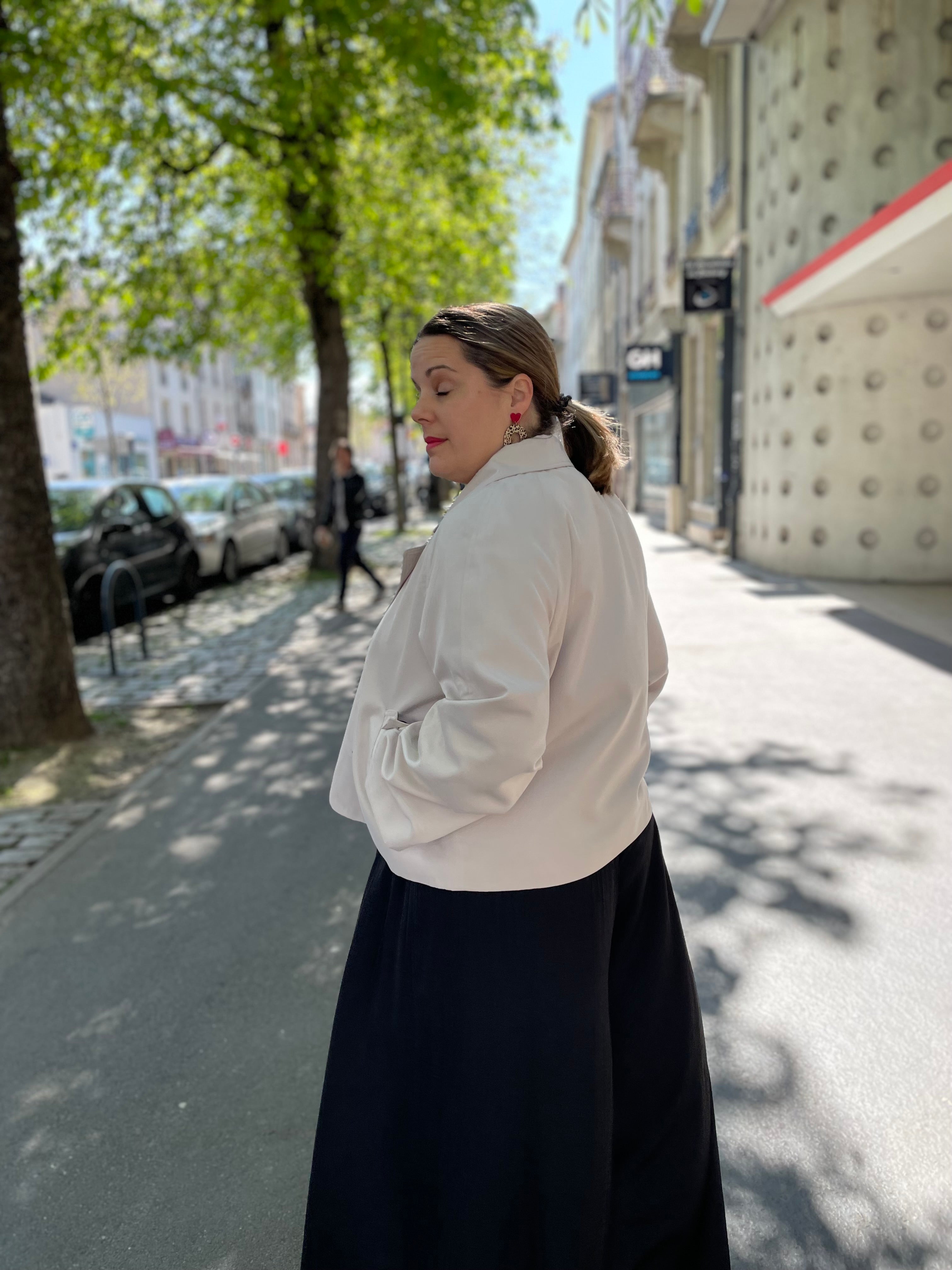 TRENCH COURT SCARLETT