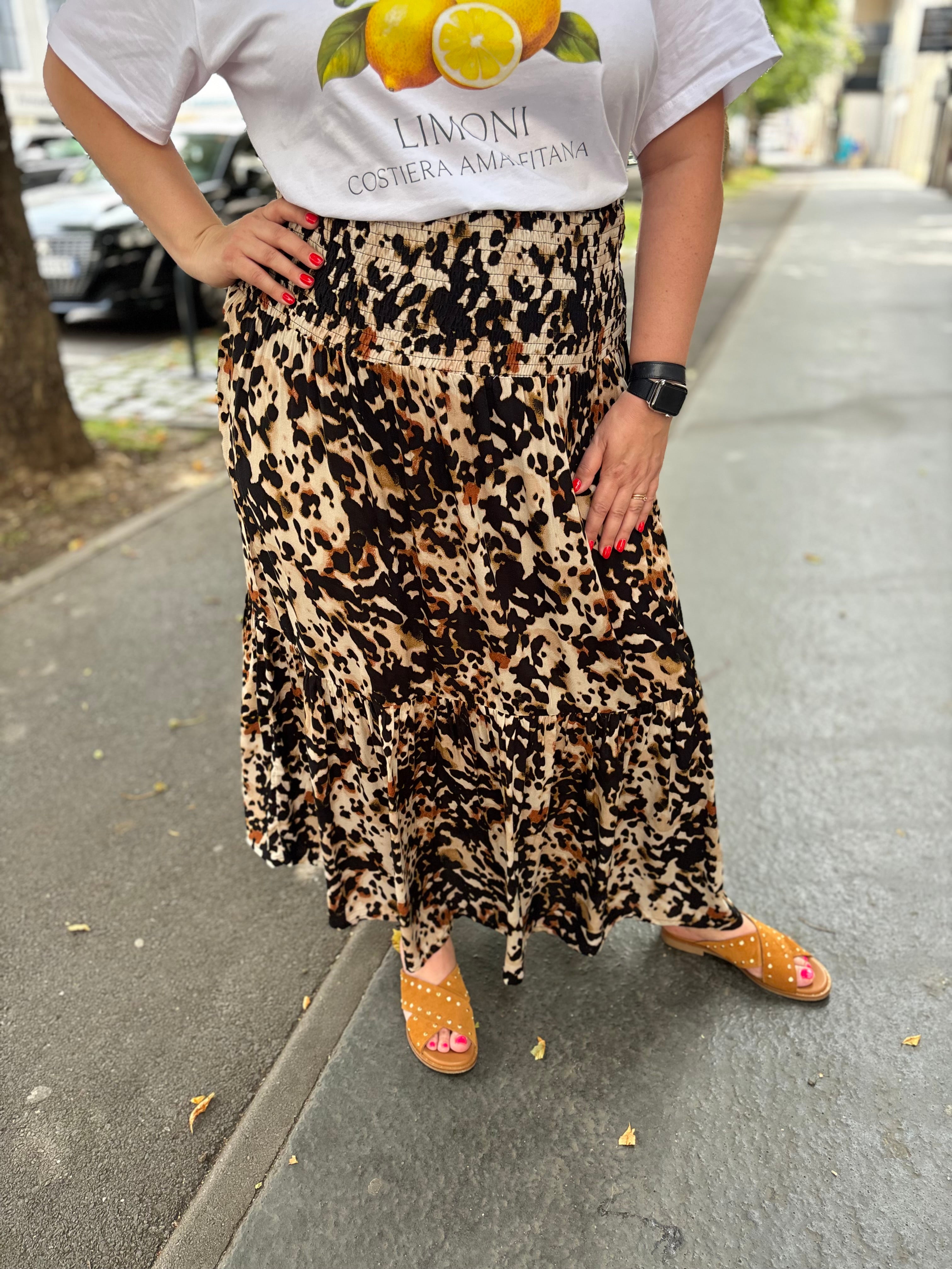 JUPE MAXI SMOCK
