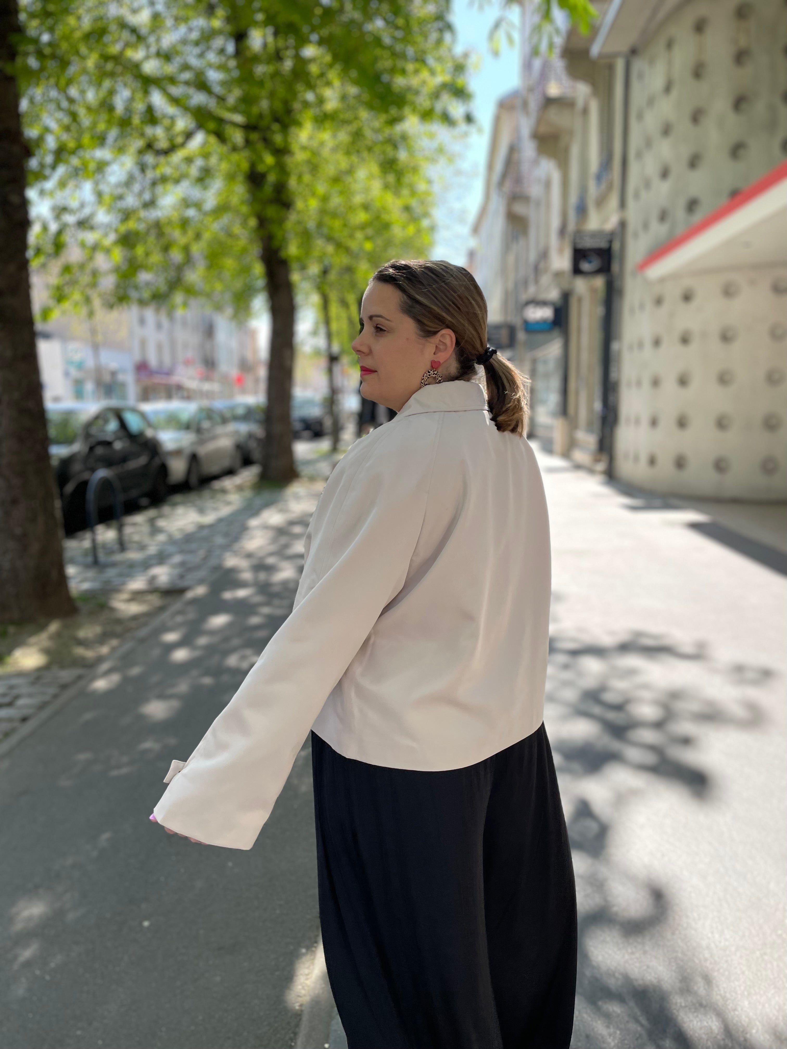 TRENCH COURT SCARLETT