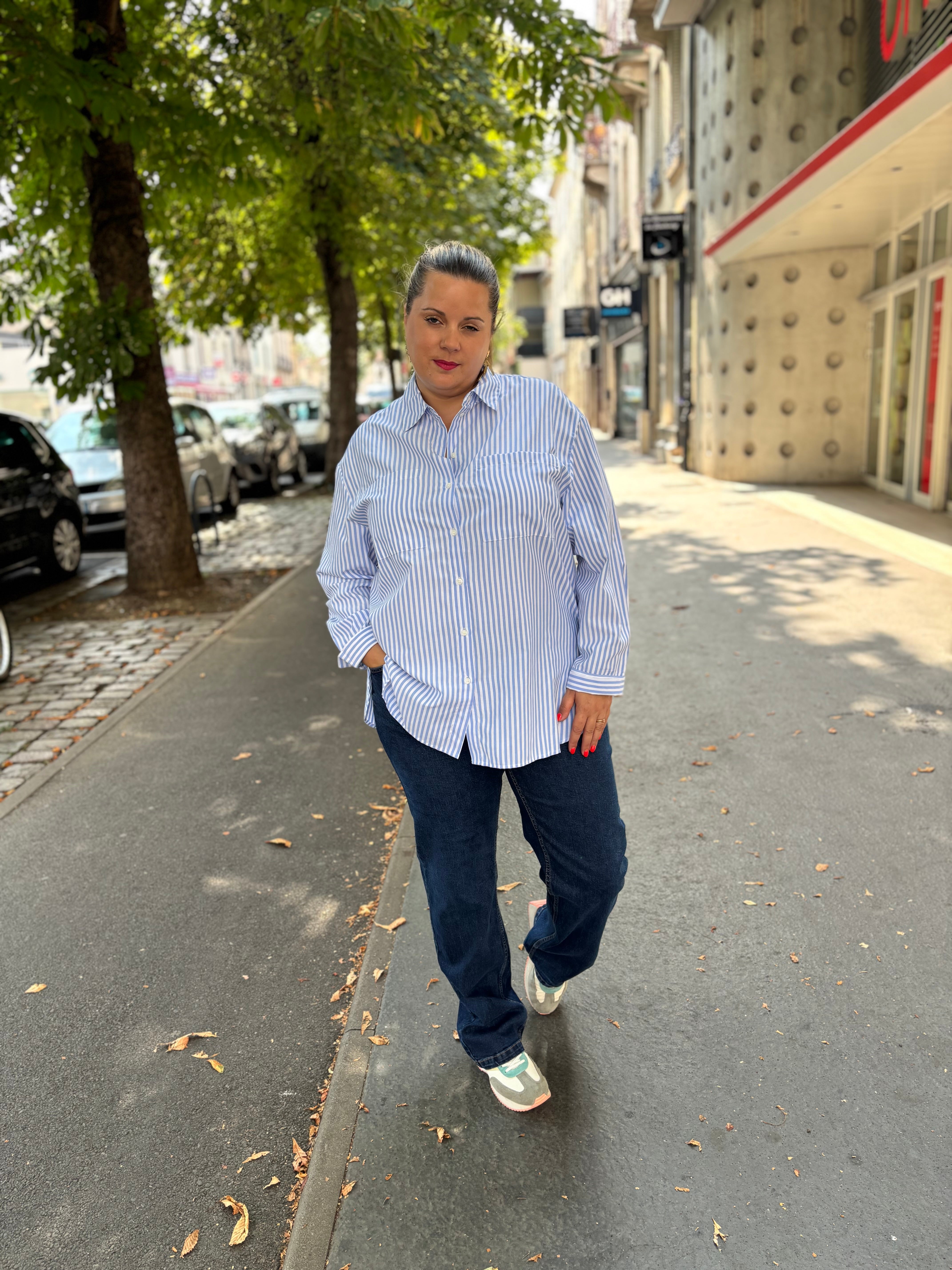 CHEMISE MELIA BLEUE