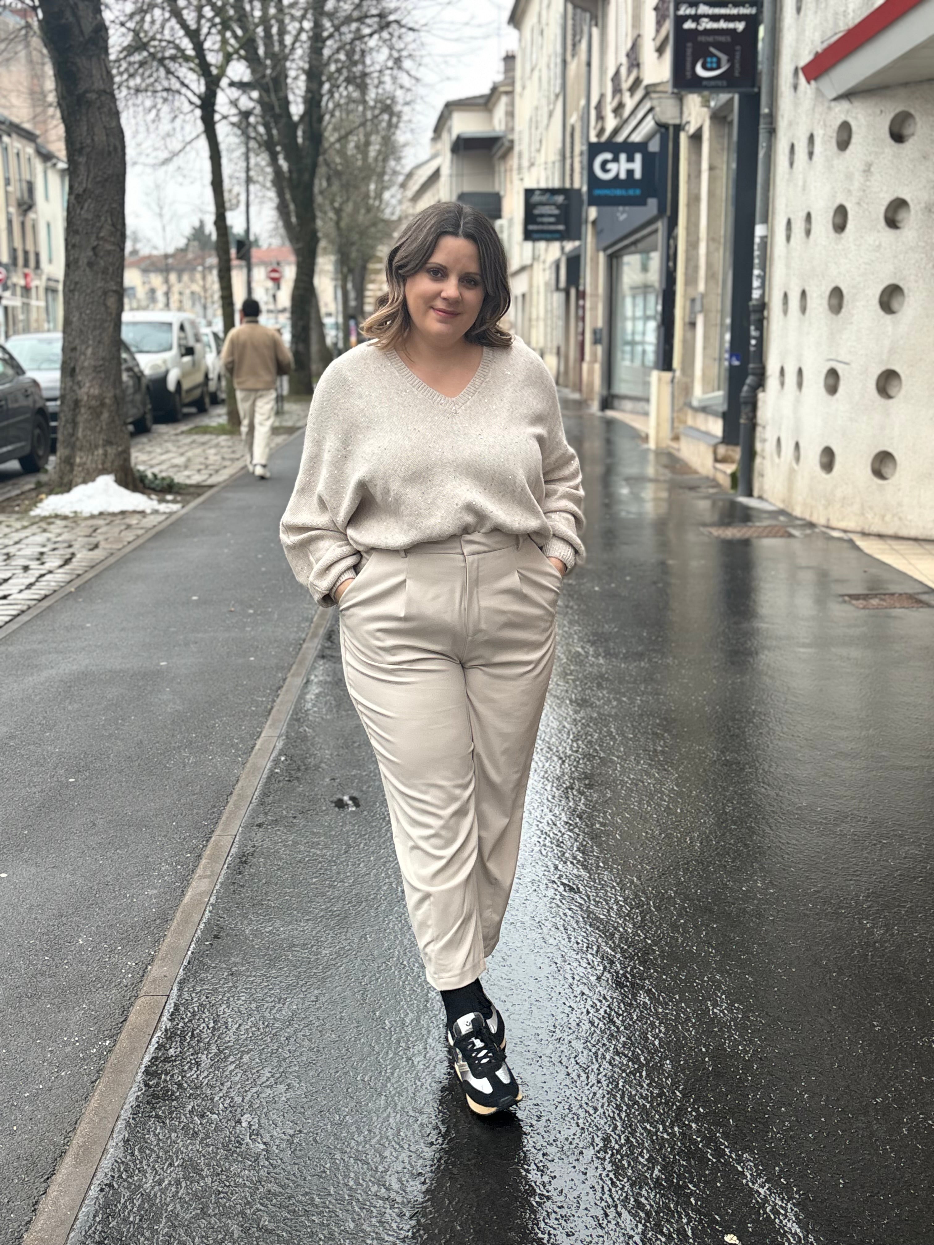 PANTALON MERLE GREIGE