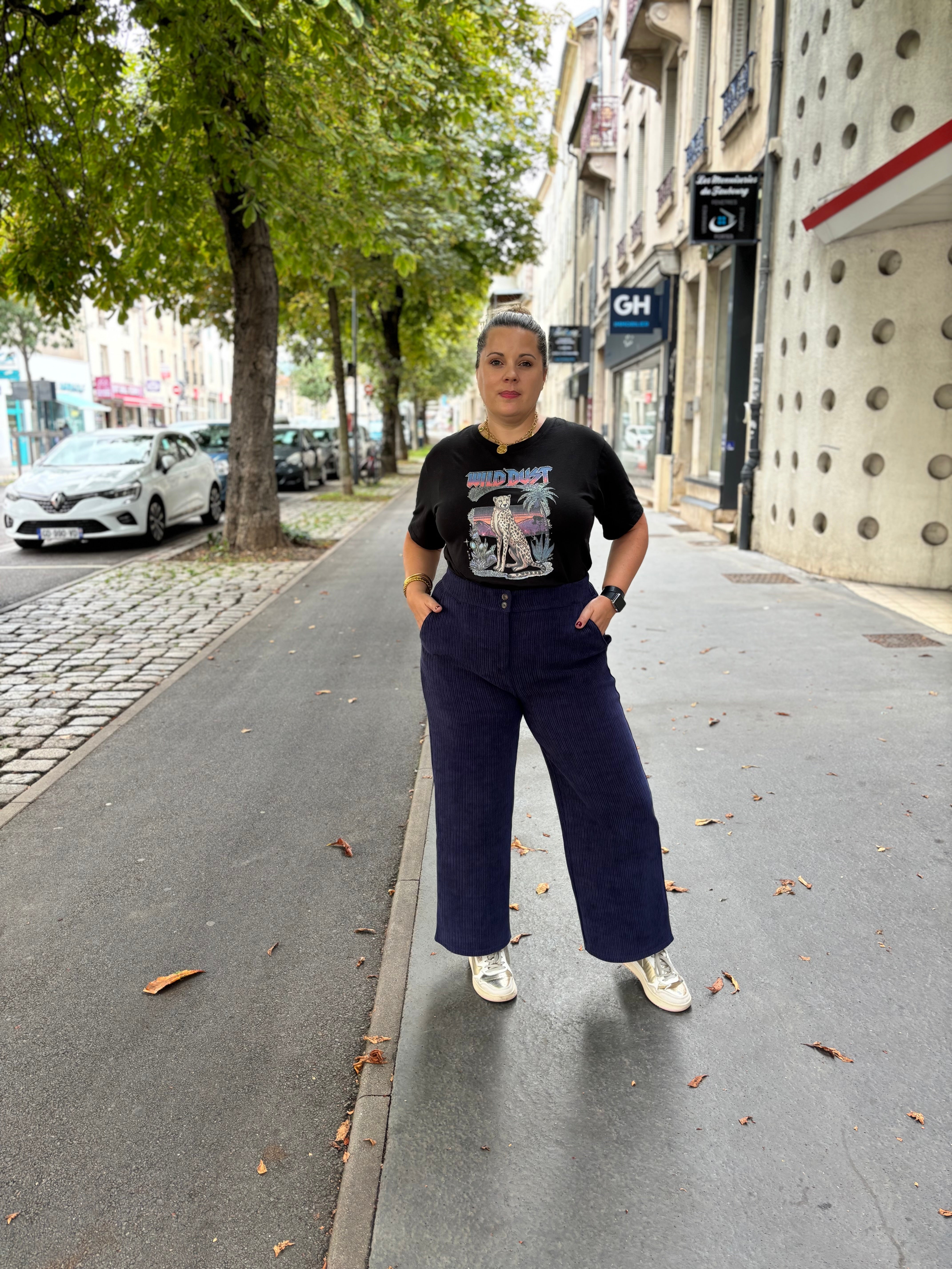 PANTALON KATE EN VELOURS