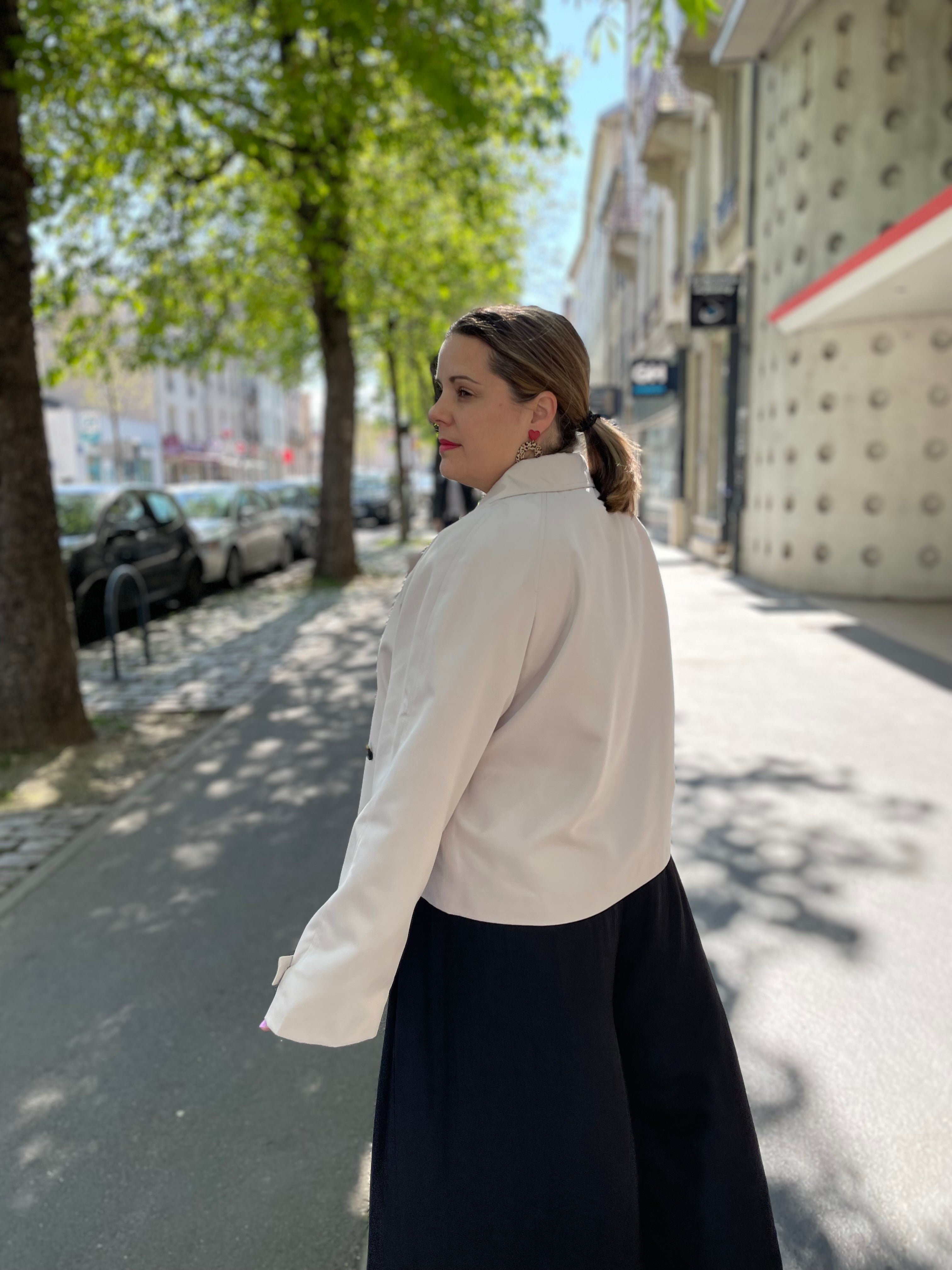 TRENCH COURT SCARLETT