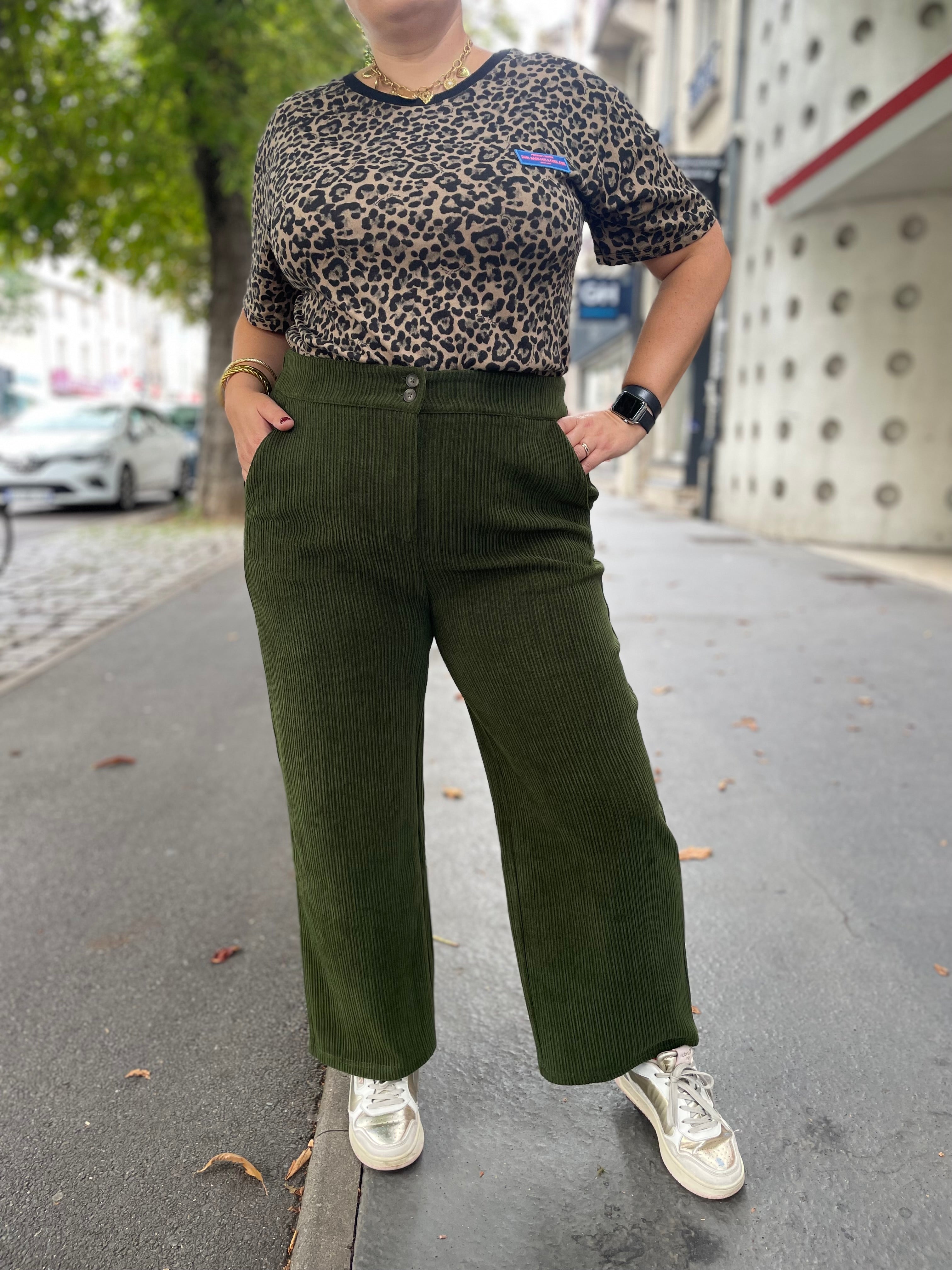 PANTALON KATE EN VELOURS