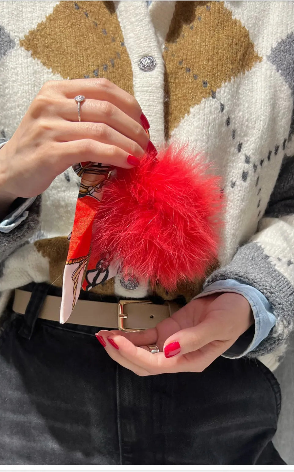 PORTE-CLES FOURRURE