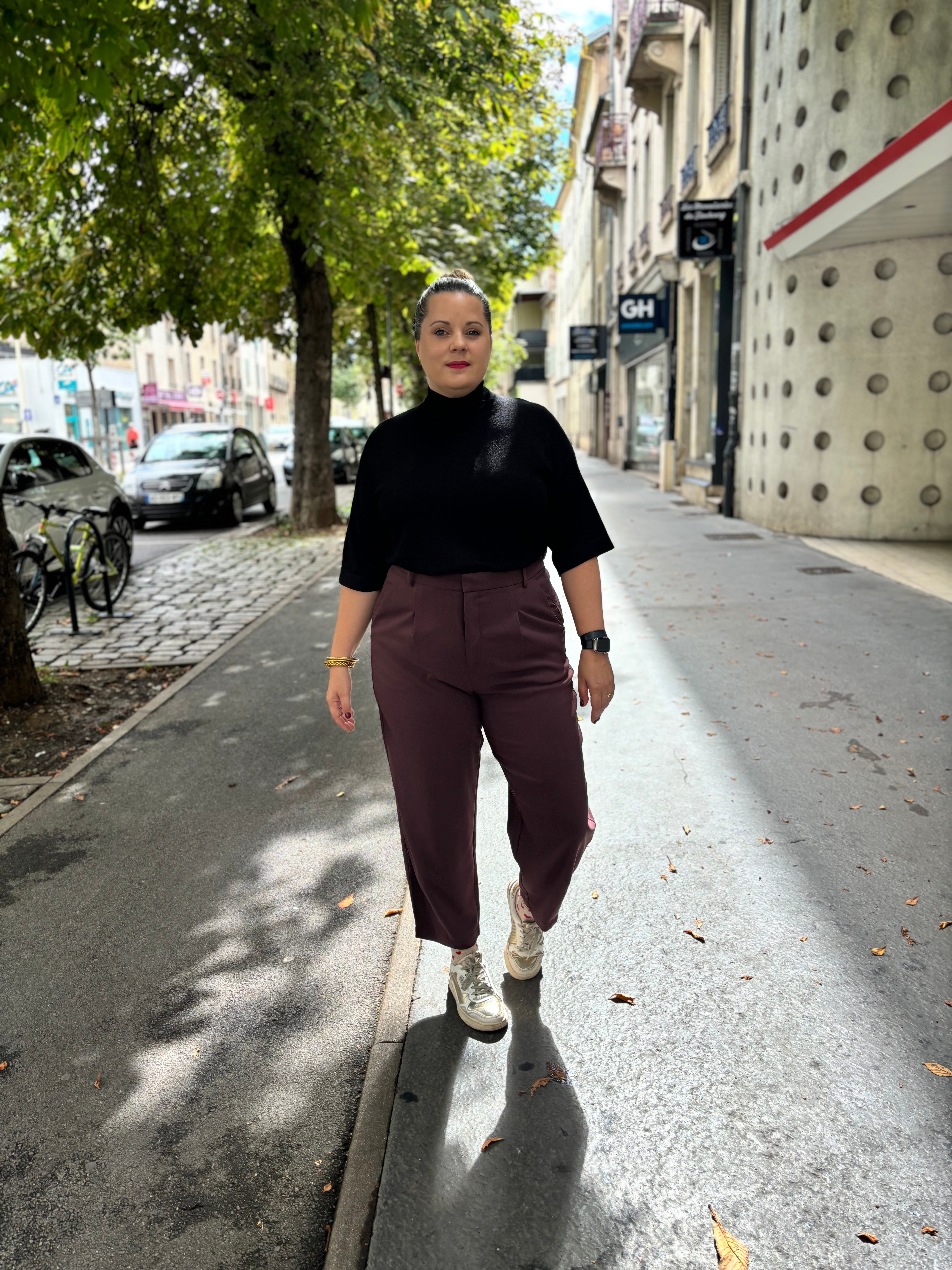 PANTALON MERLE PRUNE