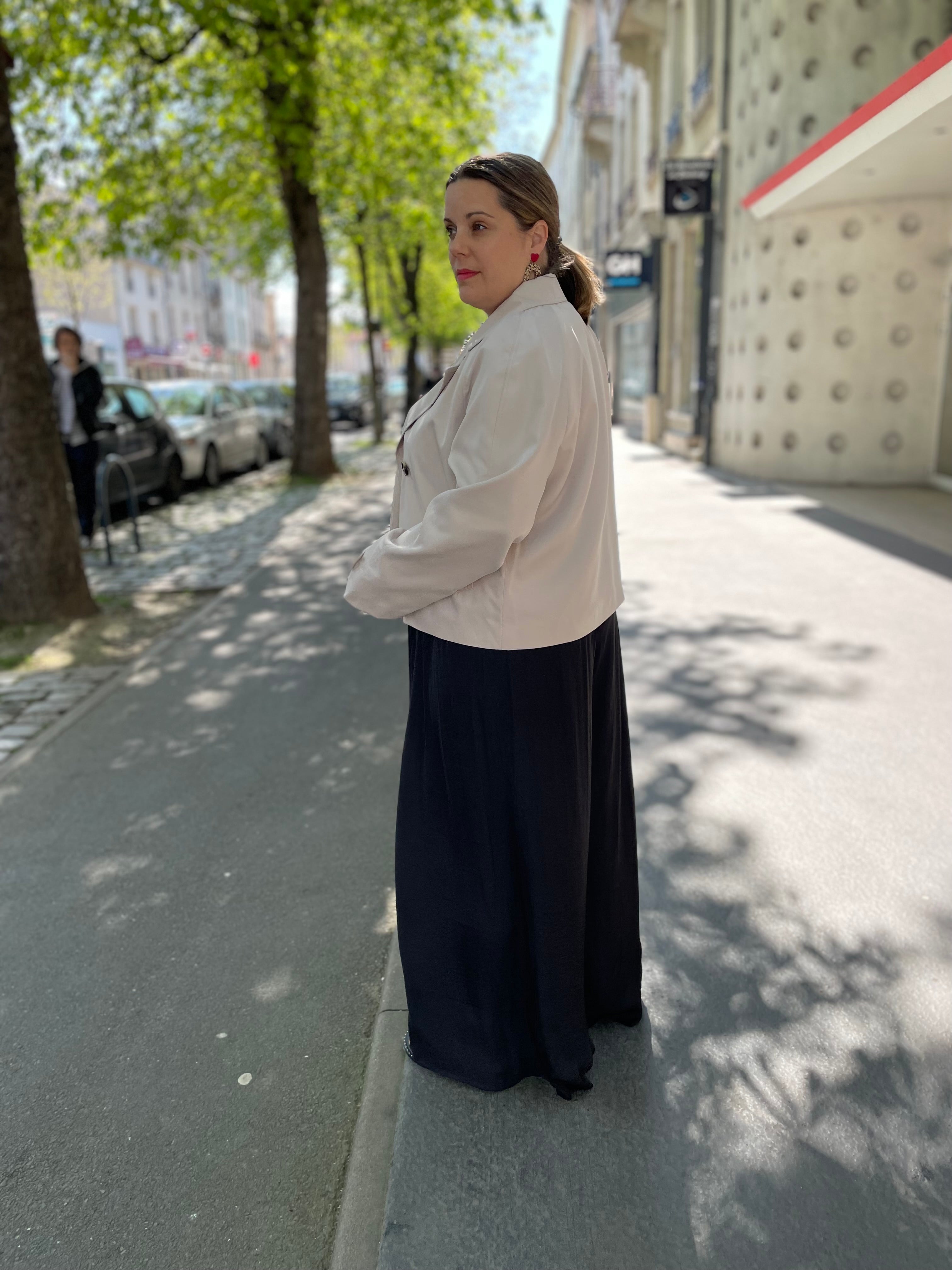 TRENCH COURT SCARLETT
