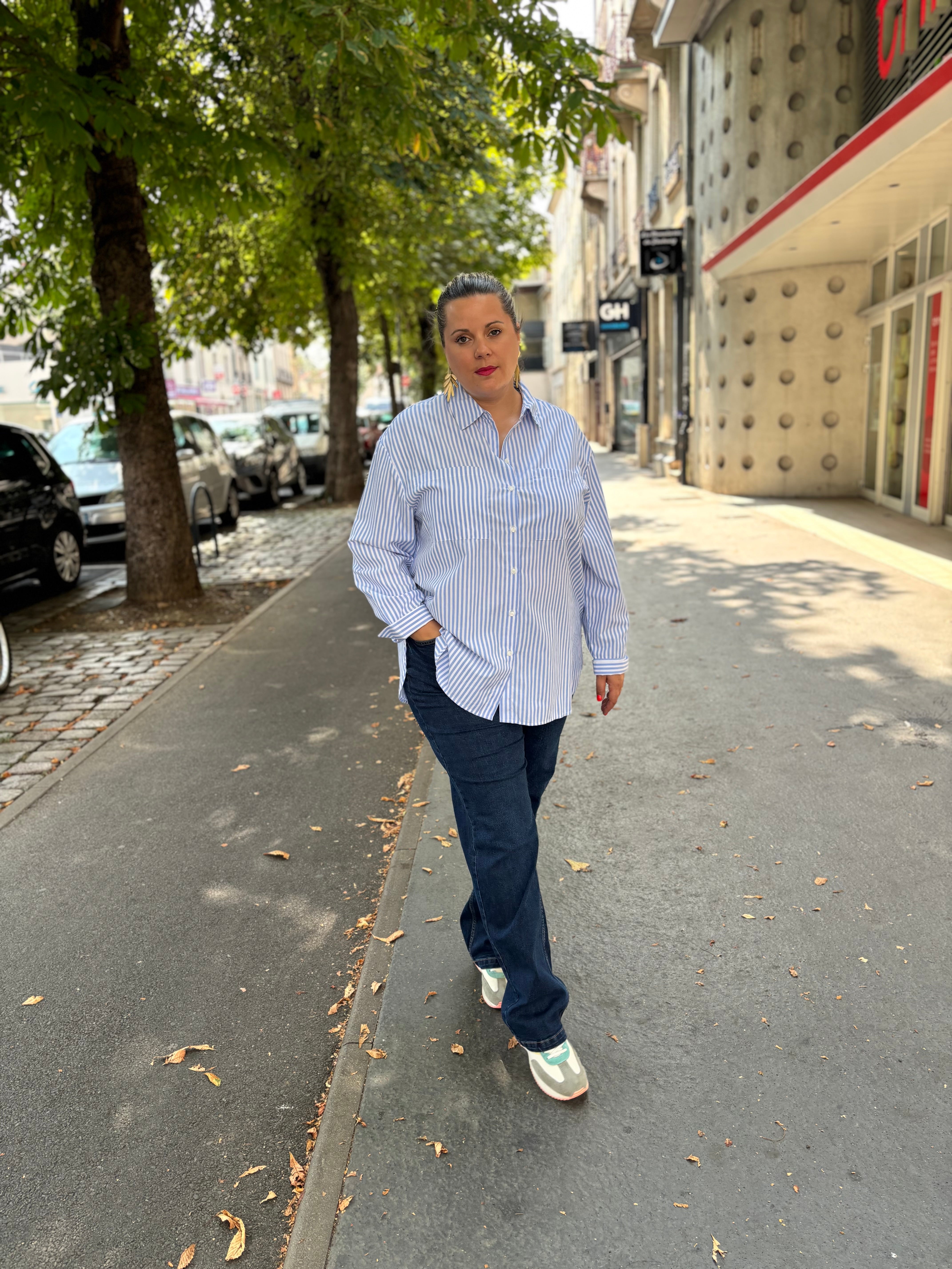 CHEMISE MELIA BLEUE