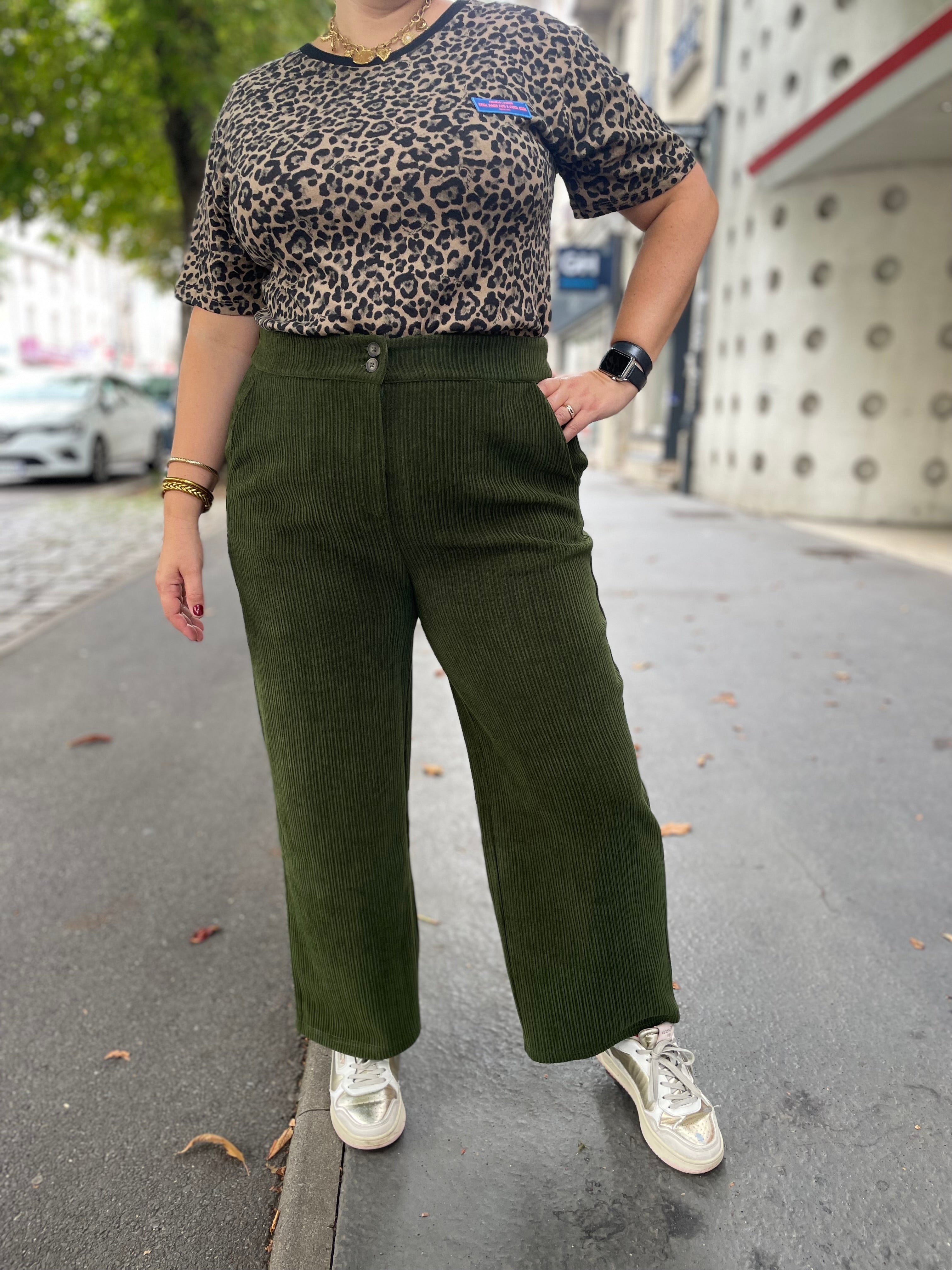 PANTALON KATE EN VELOURS
