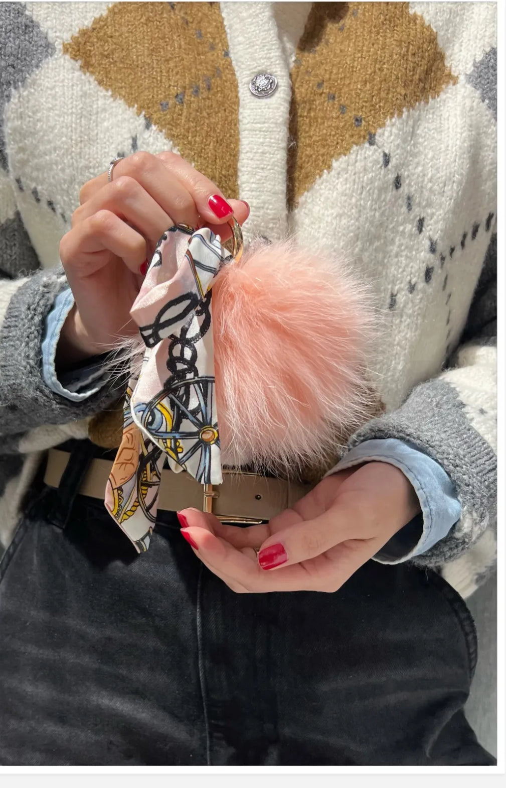 PORTE-CLES FOURRURE