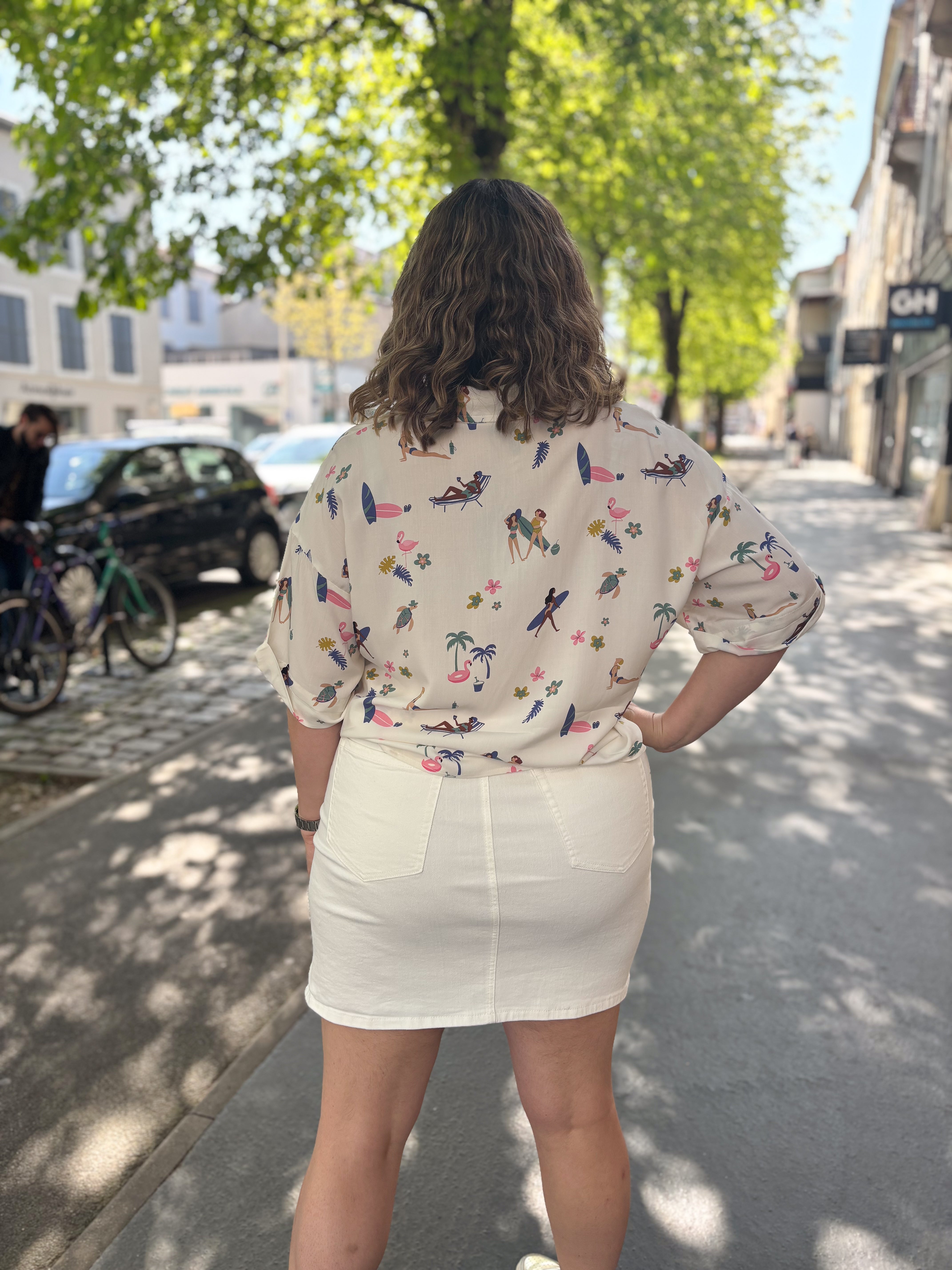 JUPE KARLA TWILL