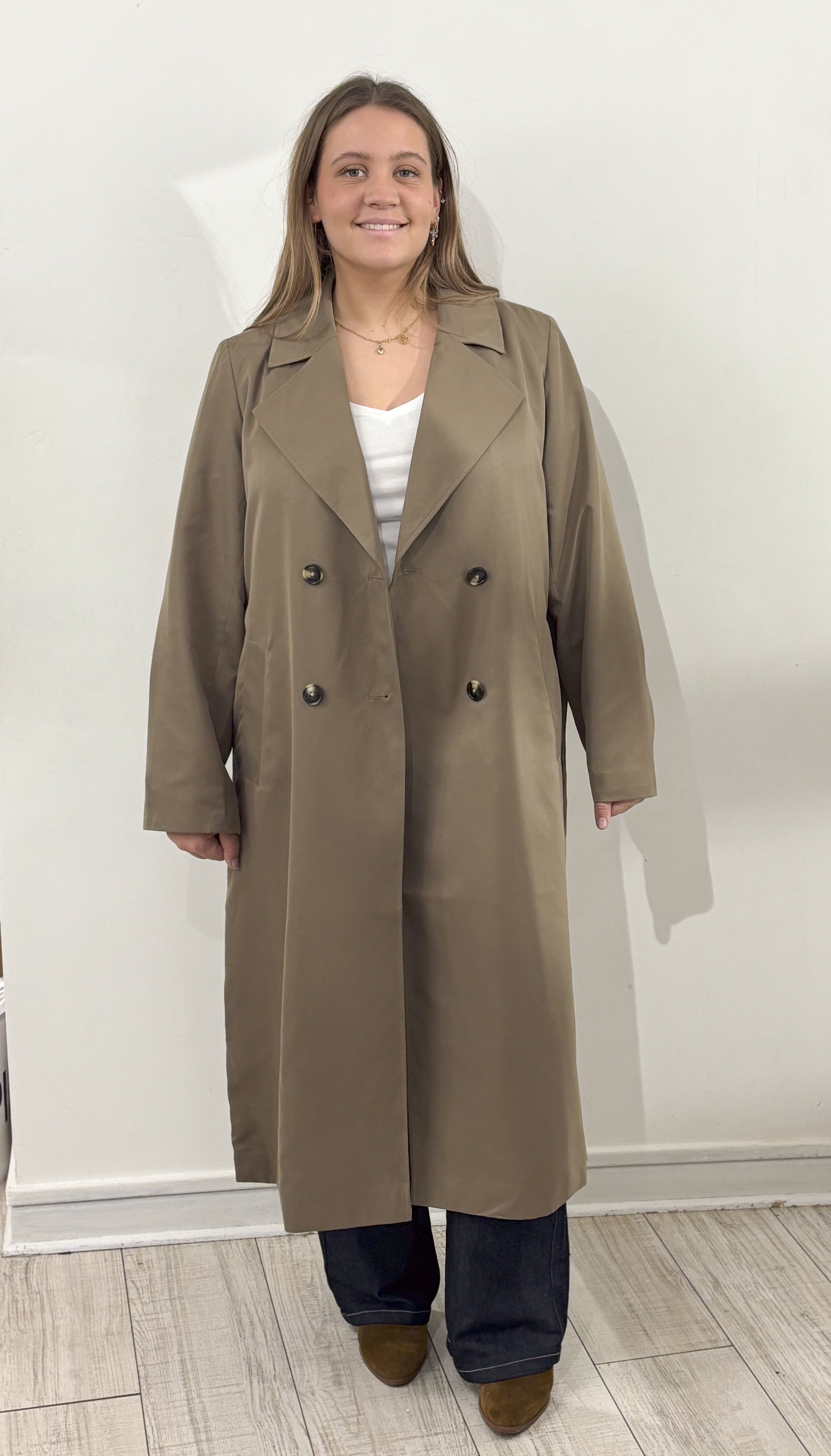 TRENCH SCARLETT