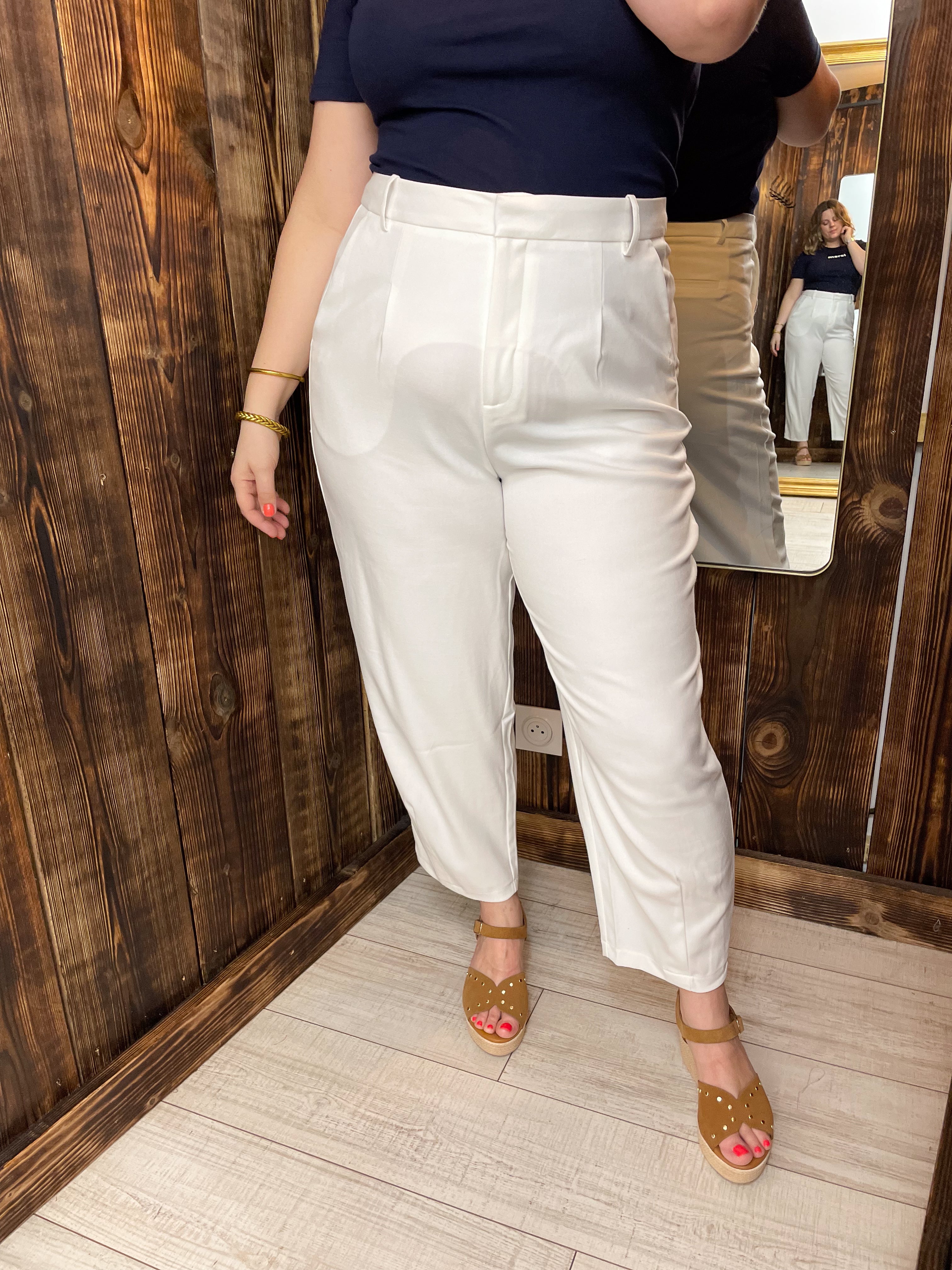 PANTALON MERLE BLANC