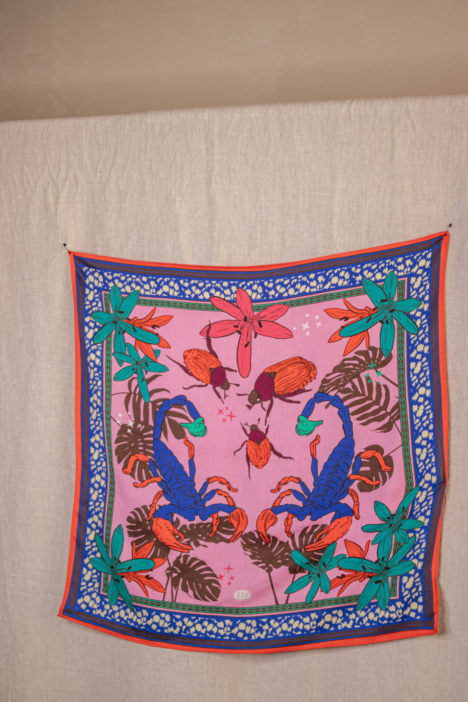 FOULARD FATHIA DESERT WILDLIFE