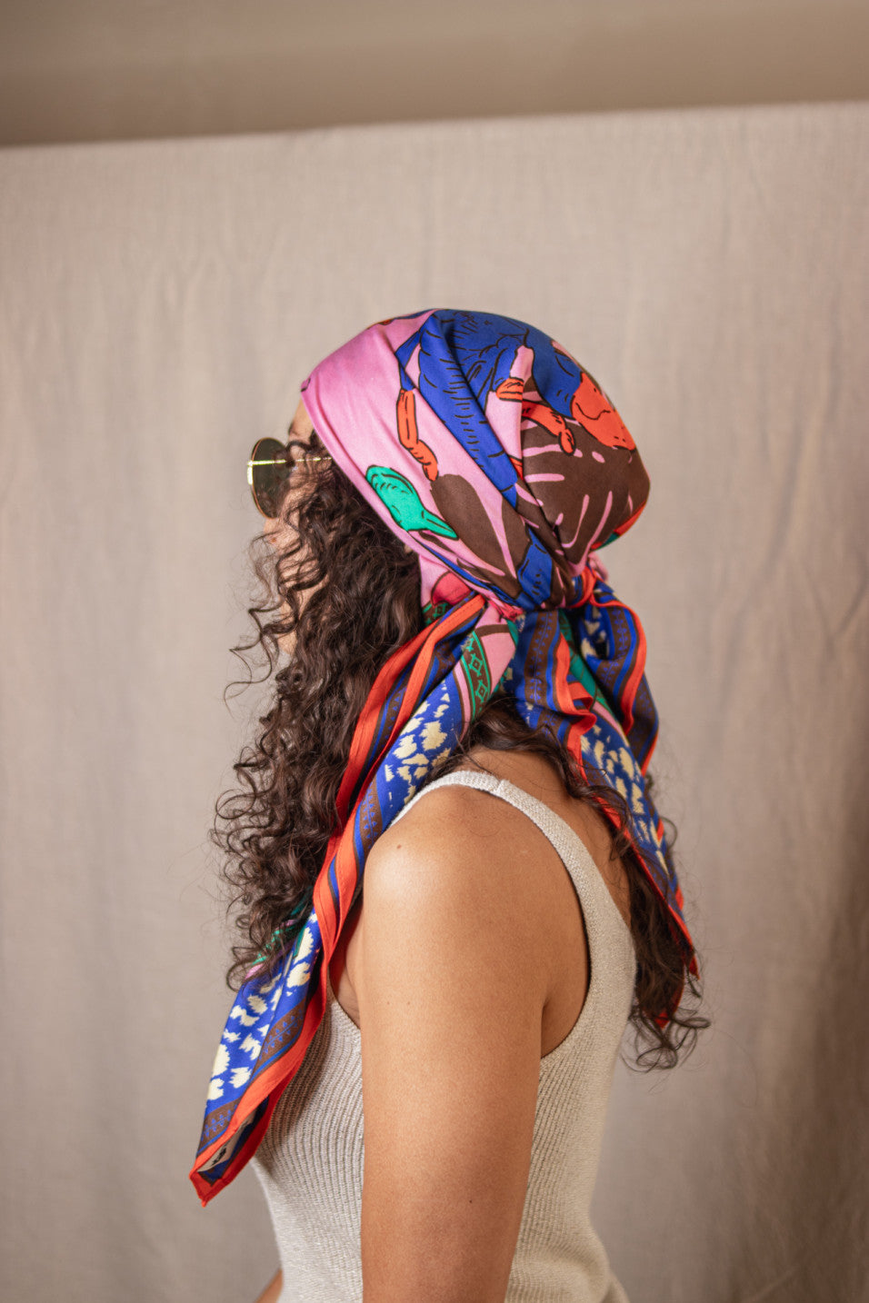 FOULARD FATHIA DESERT WILDLIFE