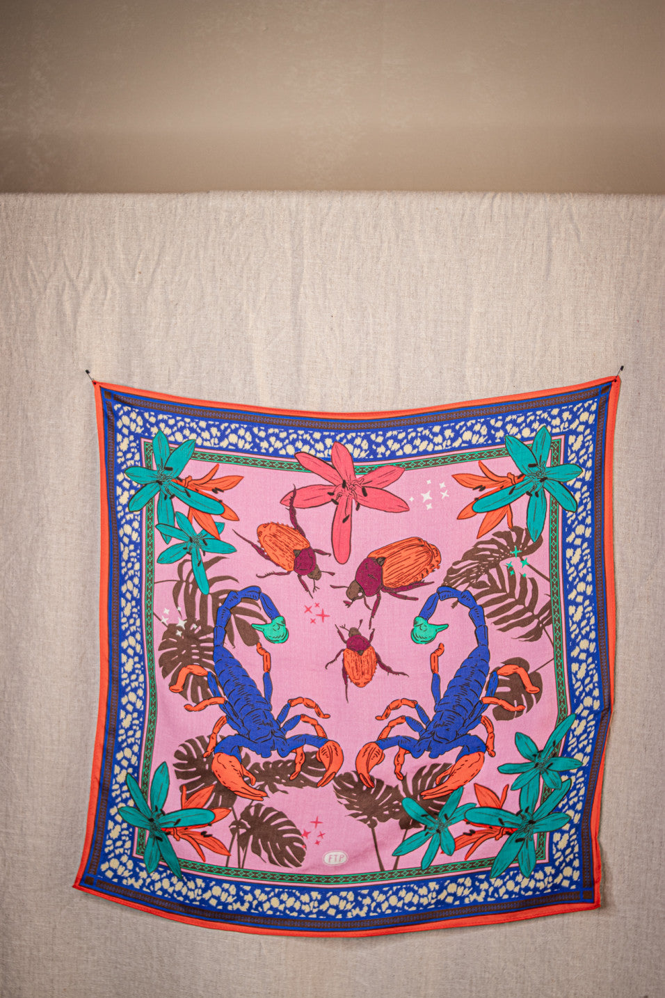 FOULARD FATHIA DESERT WILDLIFE