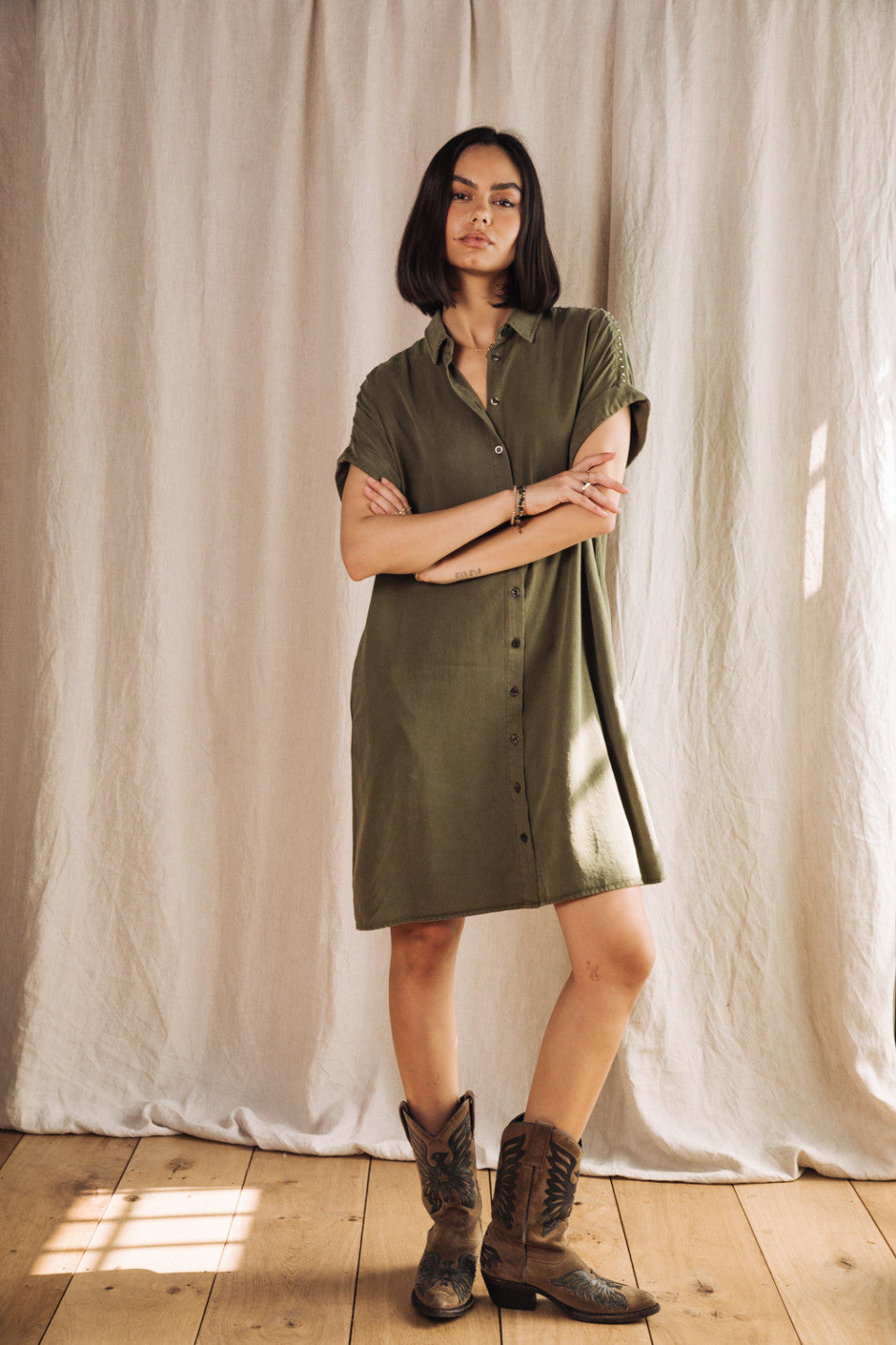 ROBE RAFFIA