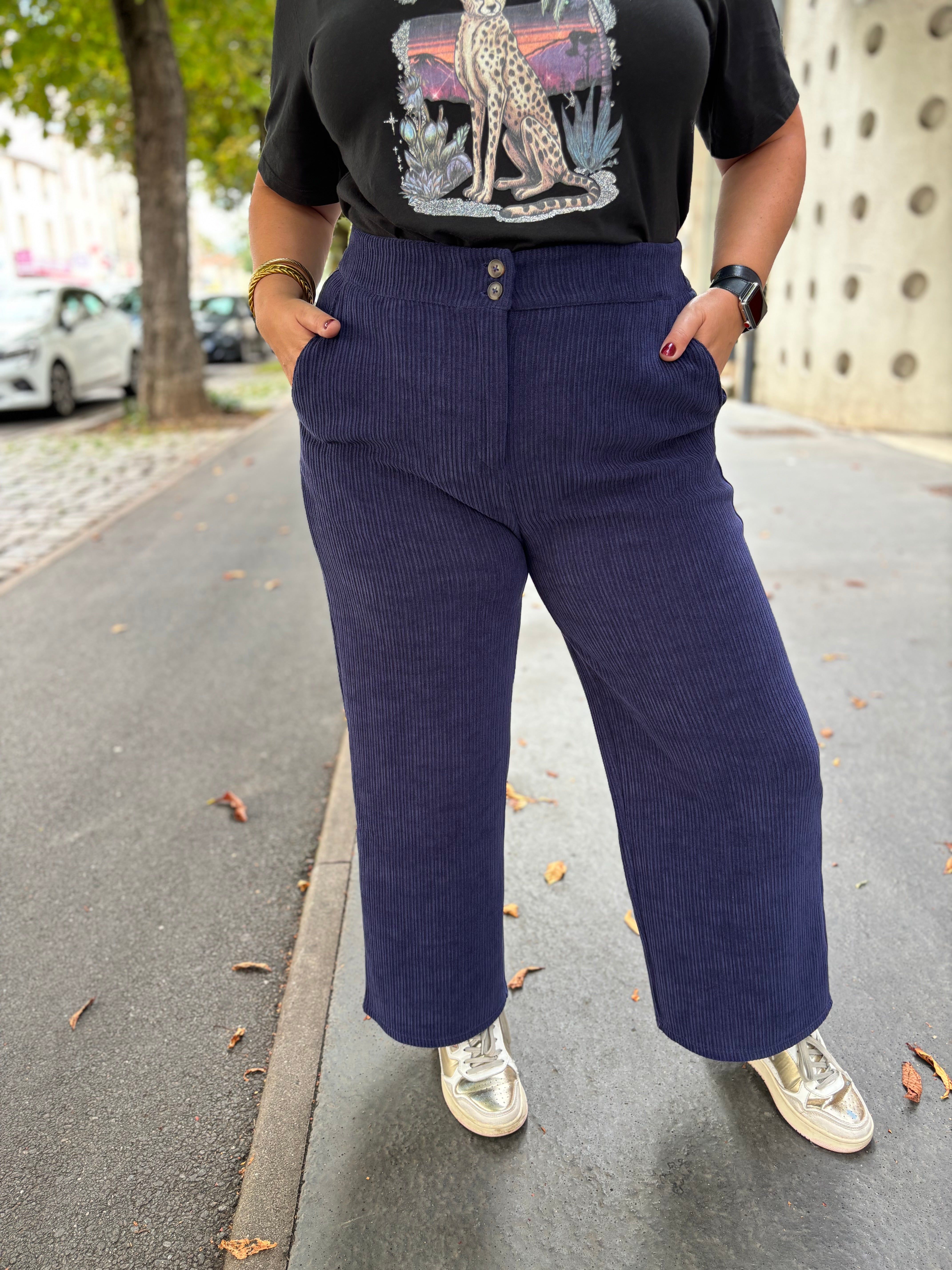 PANTALON KATE EN VELOURS