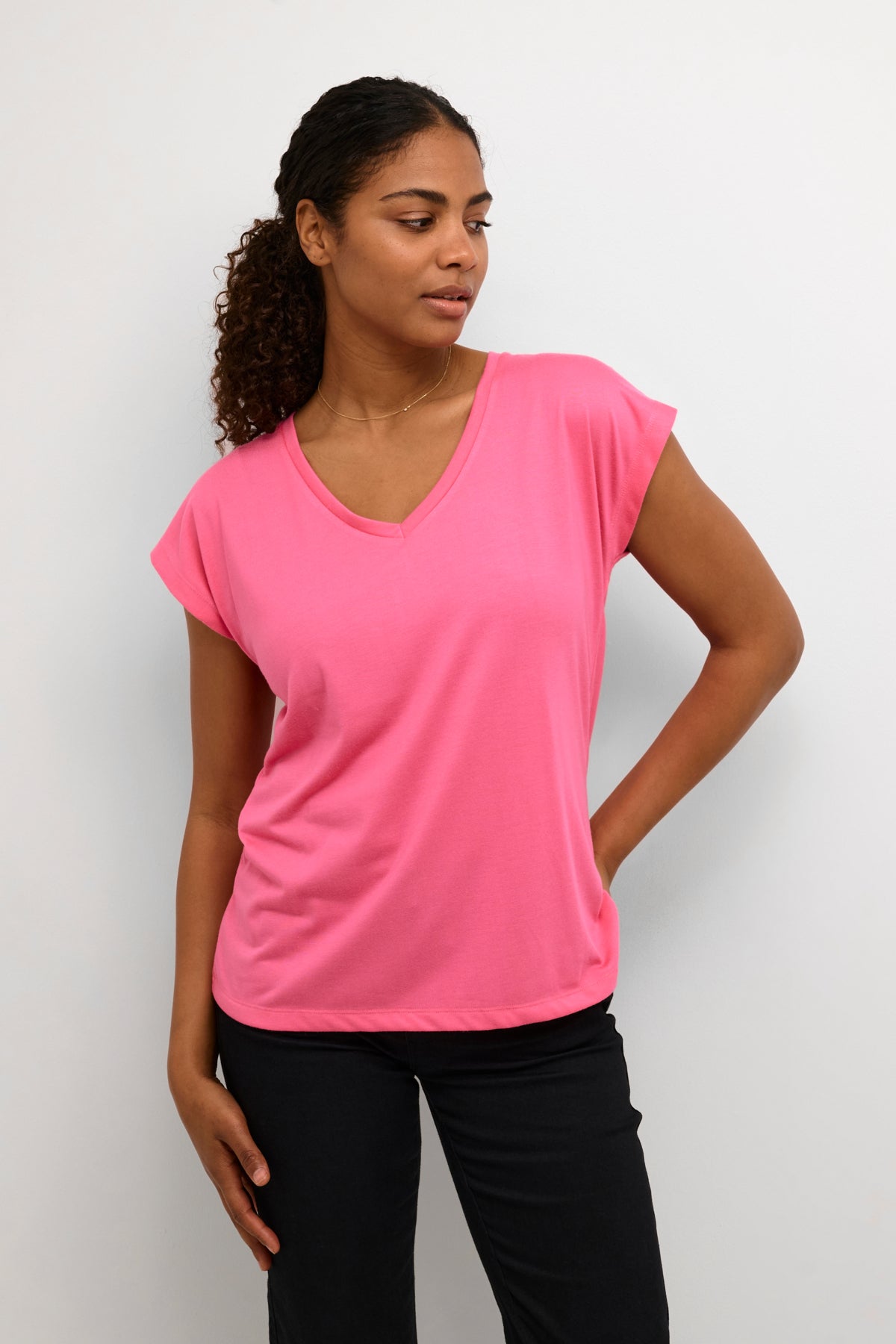 TEE-SHIRT LISE SHOCKING PINK