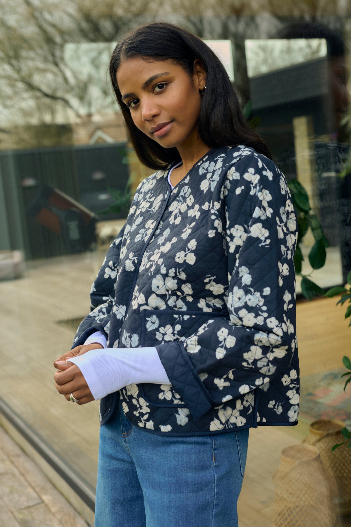 VESTE VALIA FLOWERS