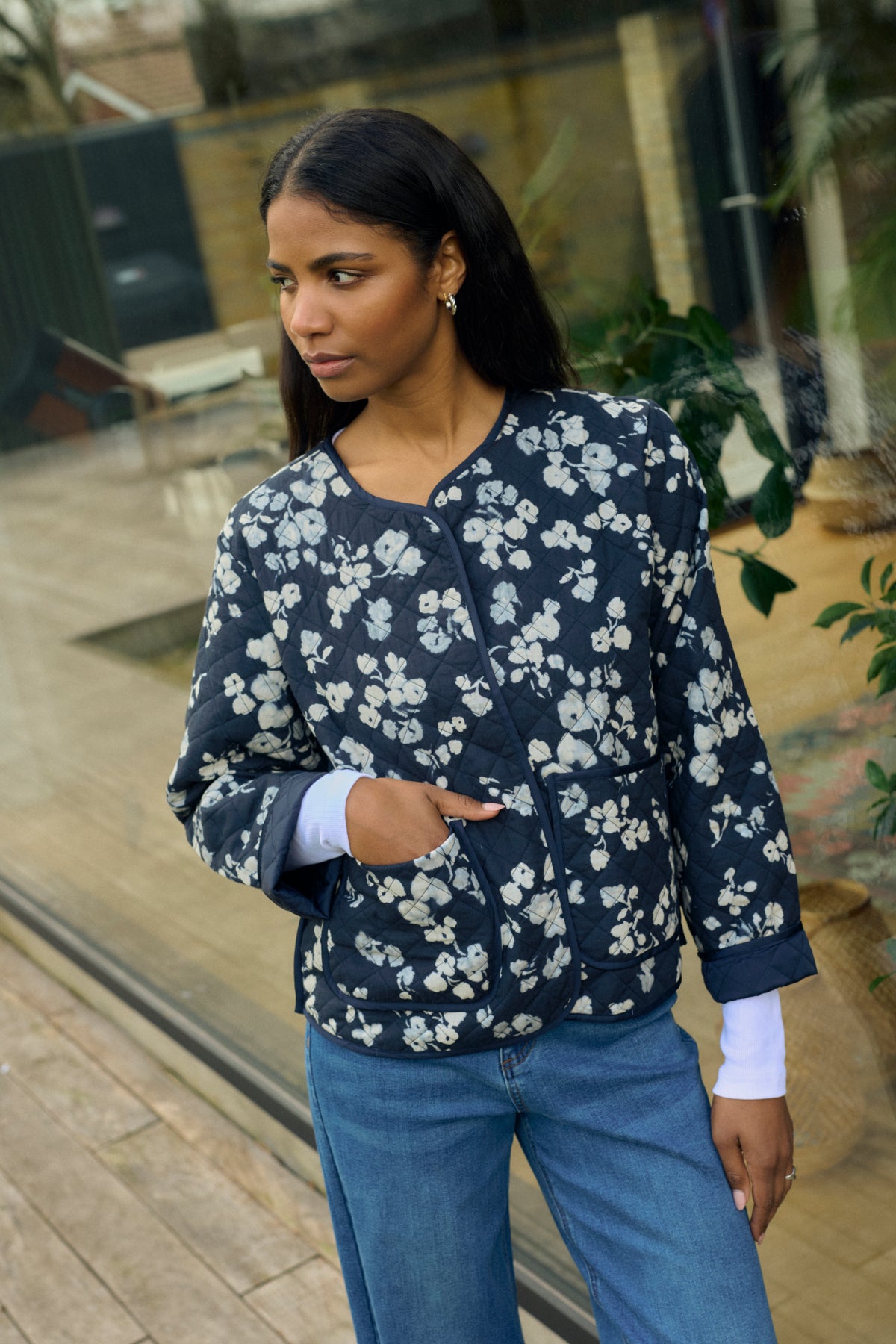 VESTE VALIA FLOWERS