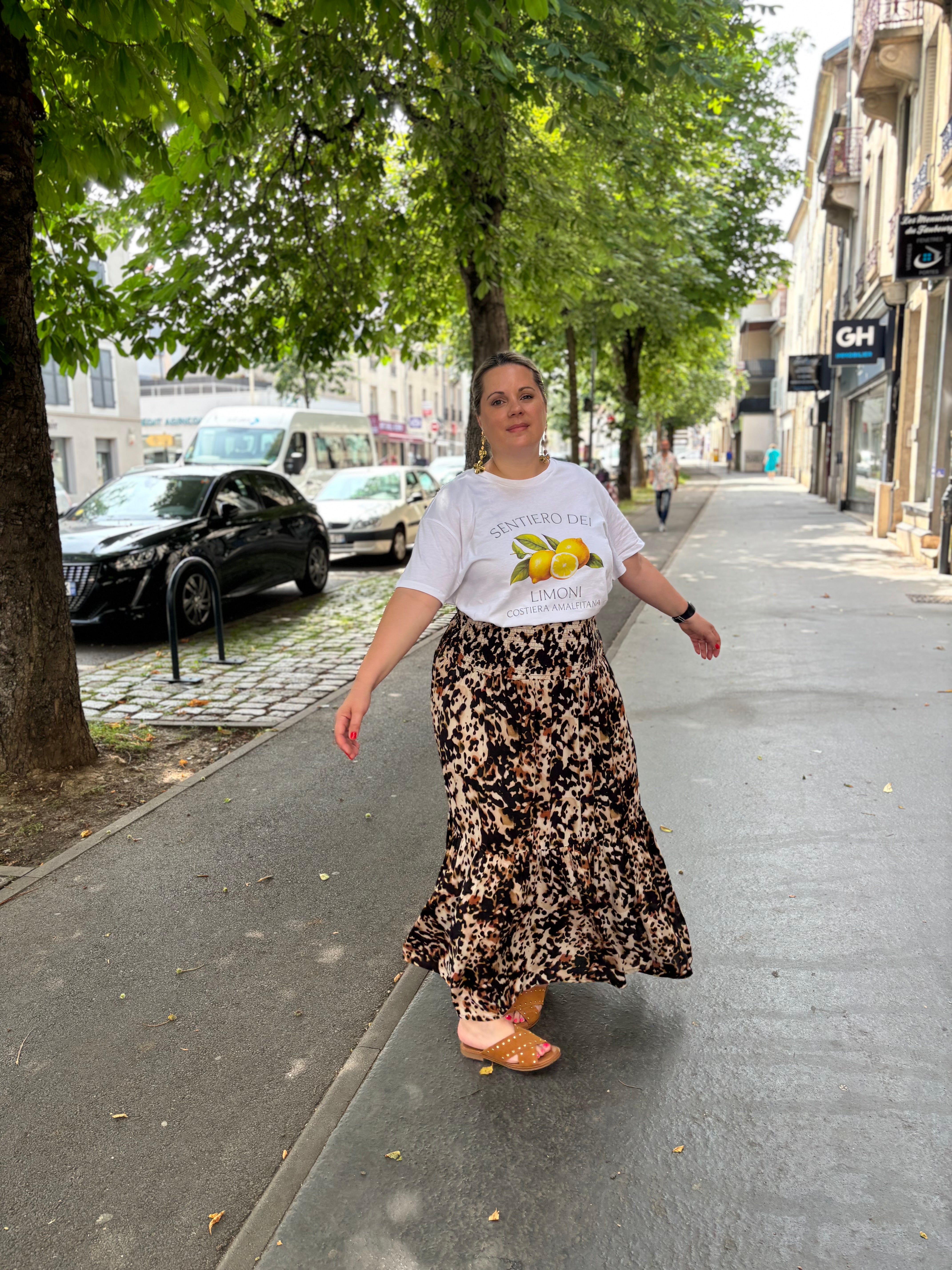 JUPE MAXI SMOCK