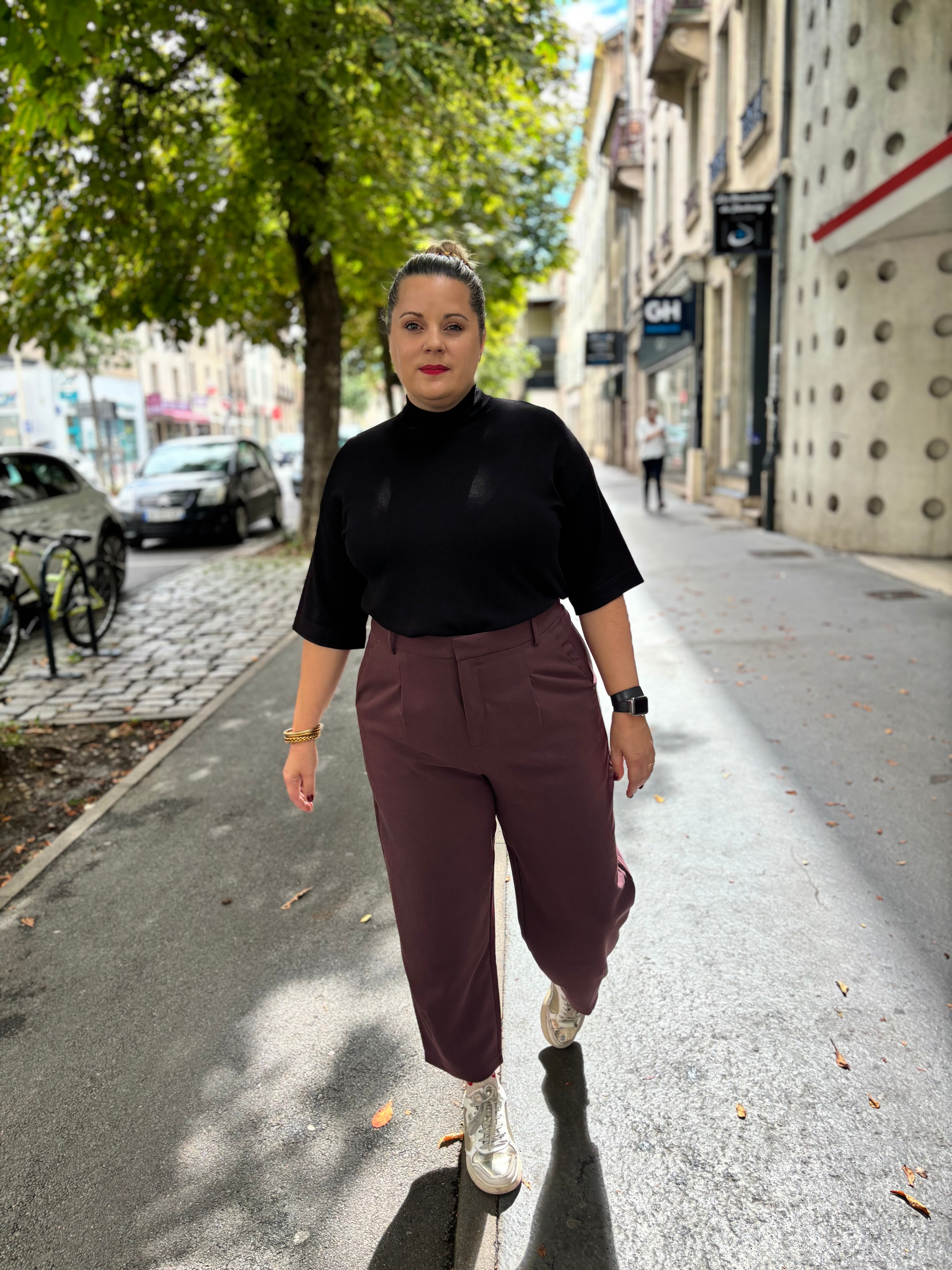 PANTALON MERLE PRUNE