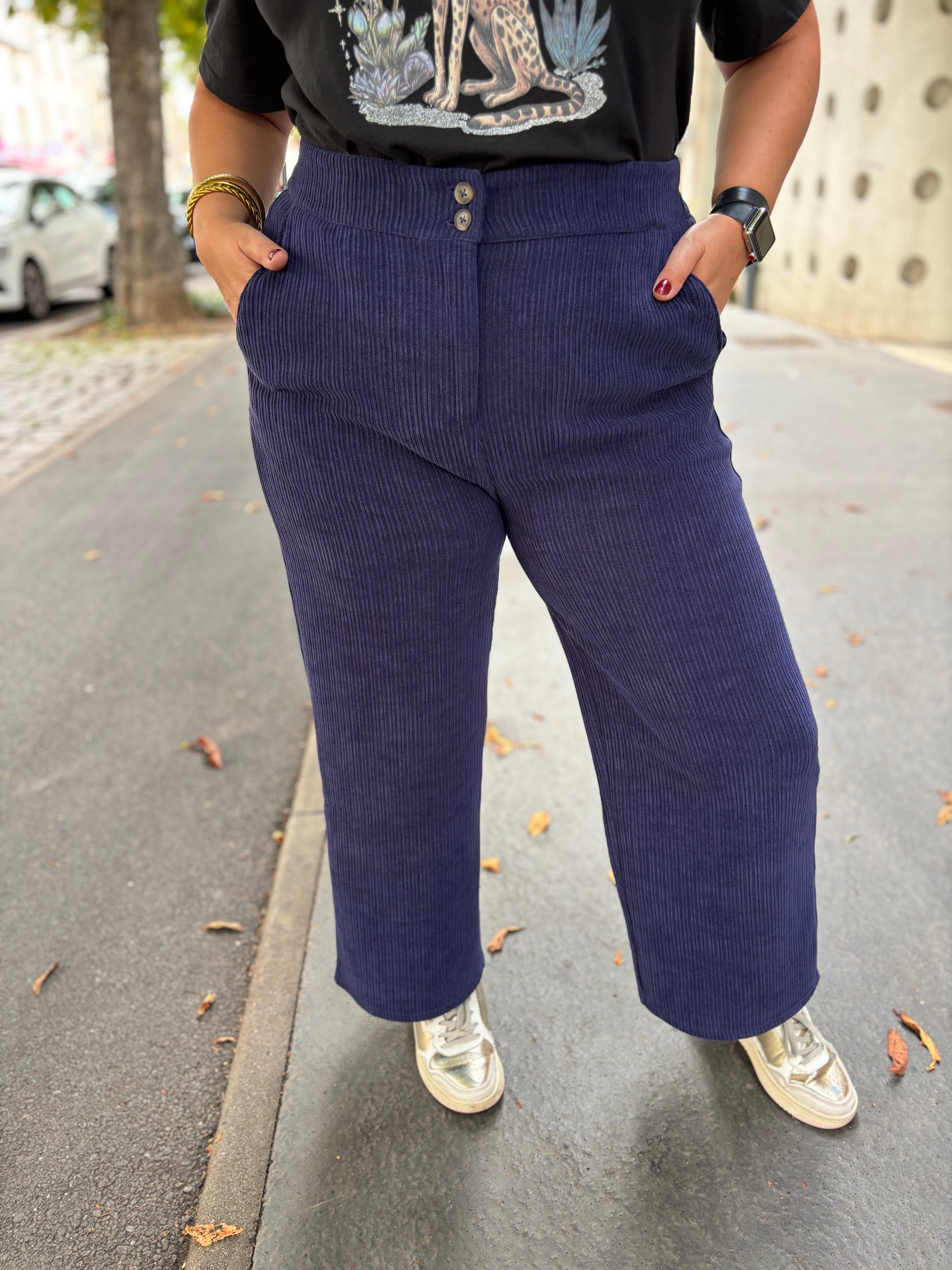 PANTALON KATE EN VELOURS