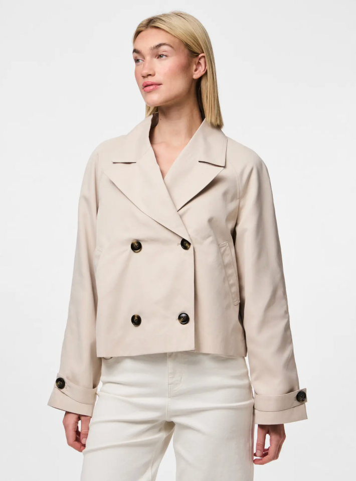 TRENCH COURT SCARLETT