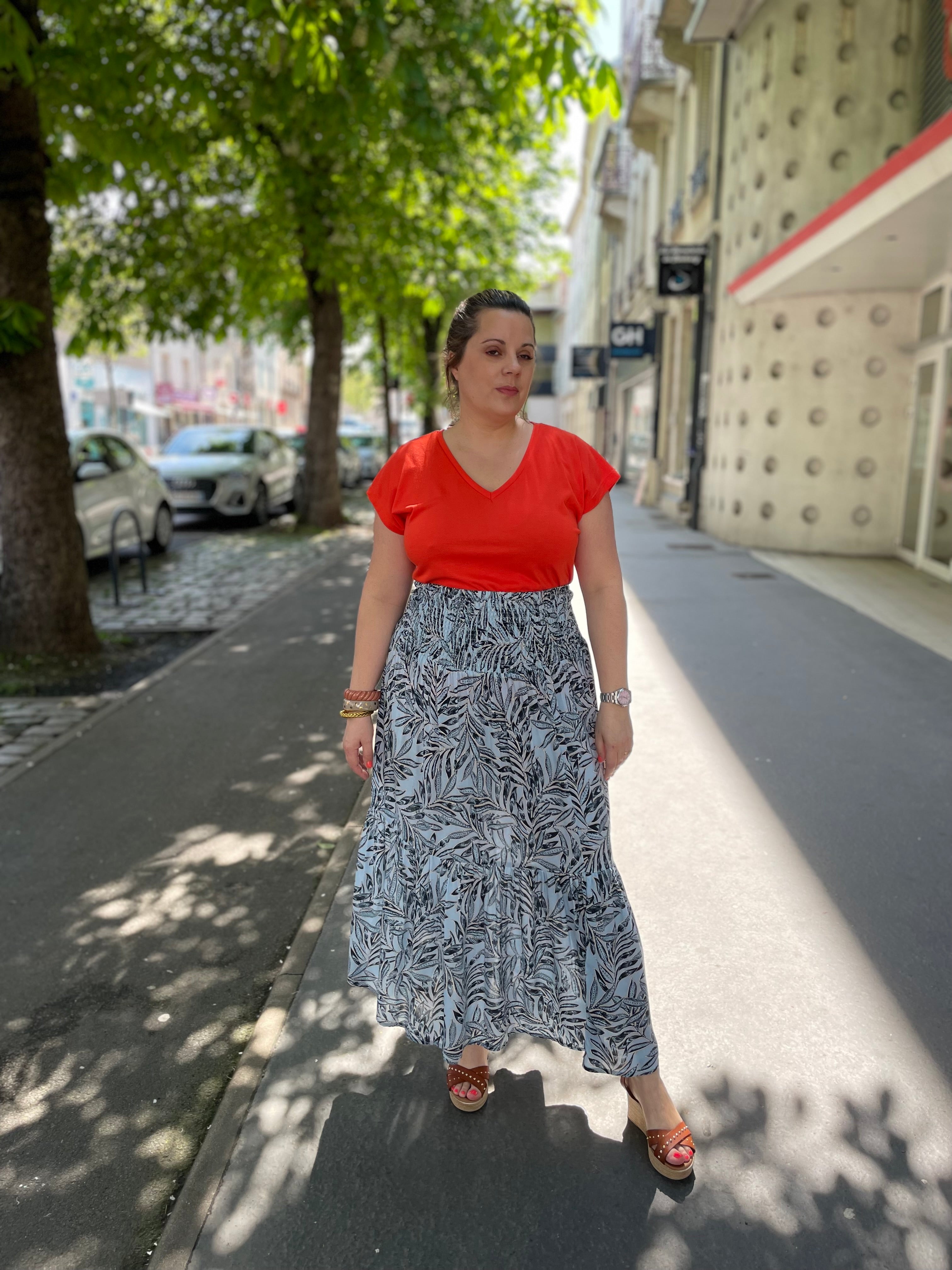 JUPE MAXI SMOCK