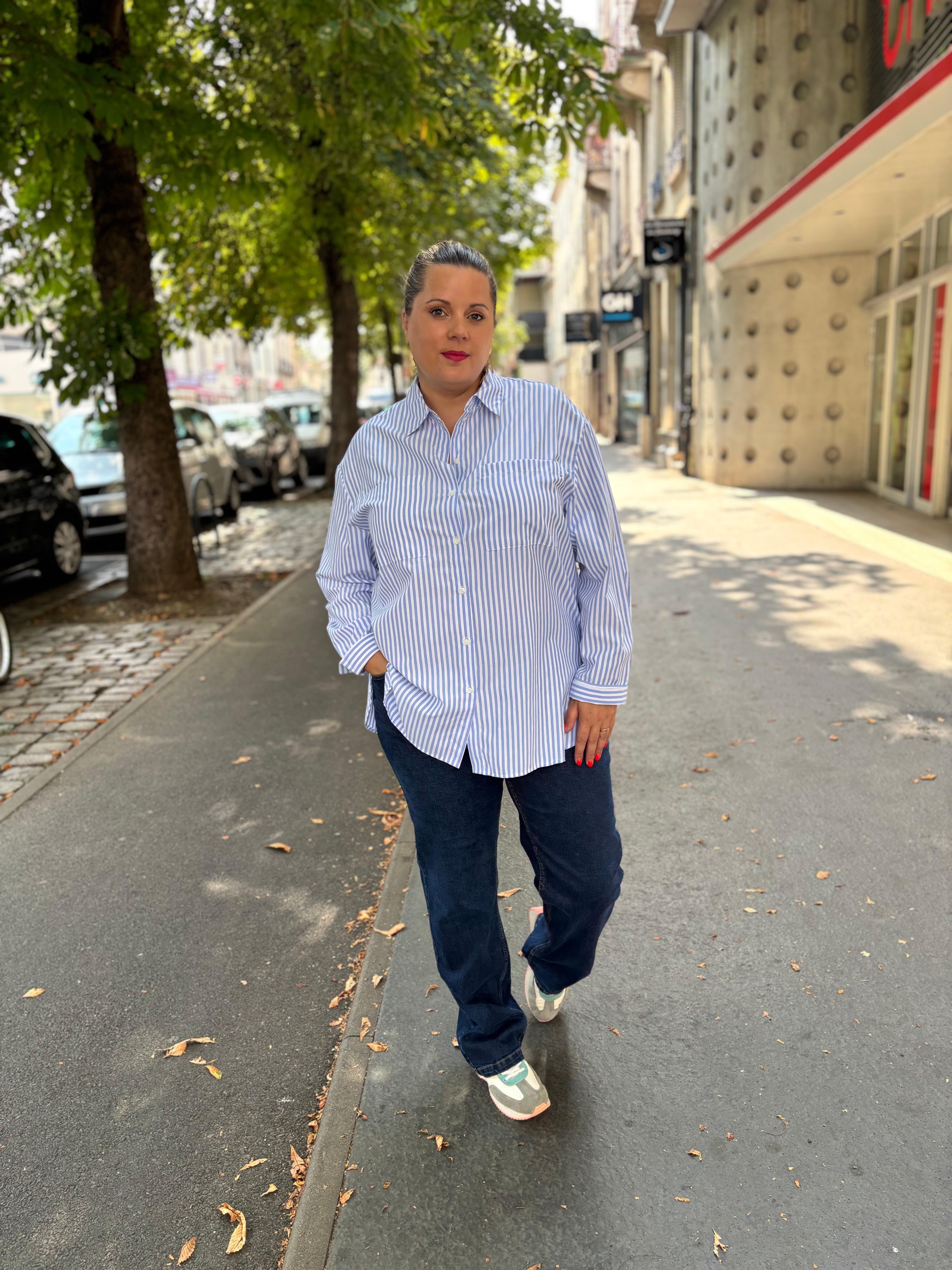 CHEMISE MELIA BLEUE