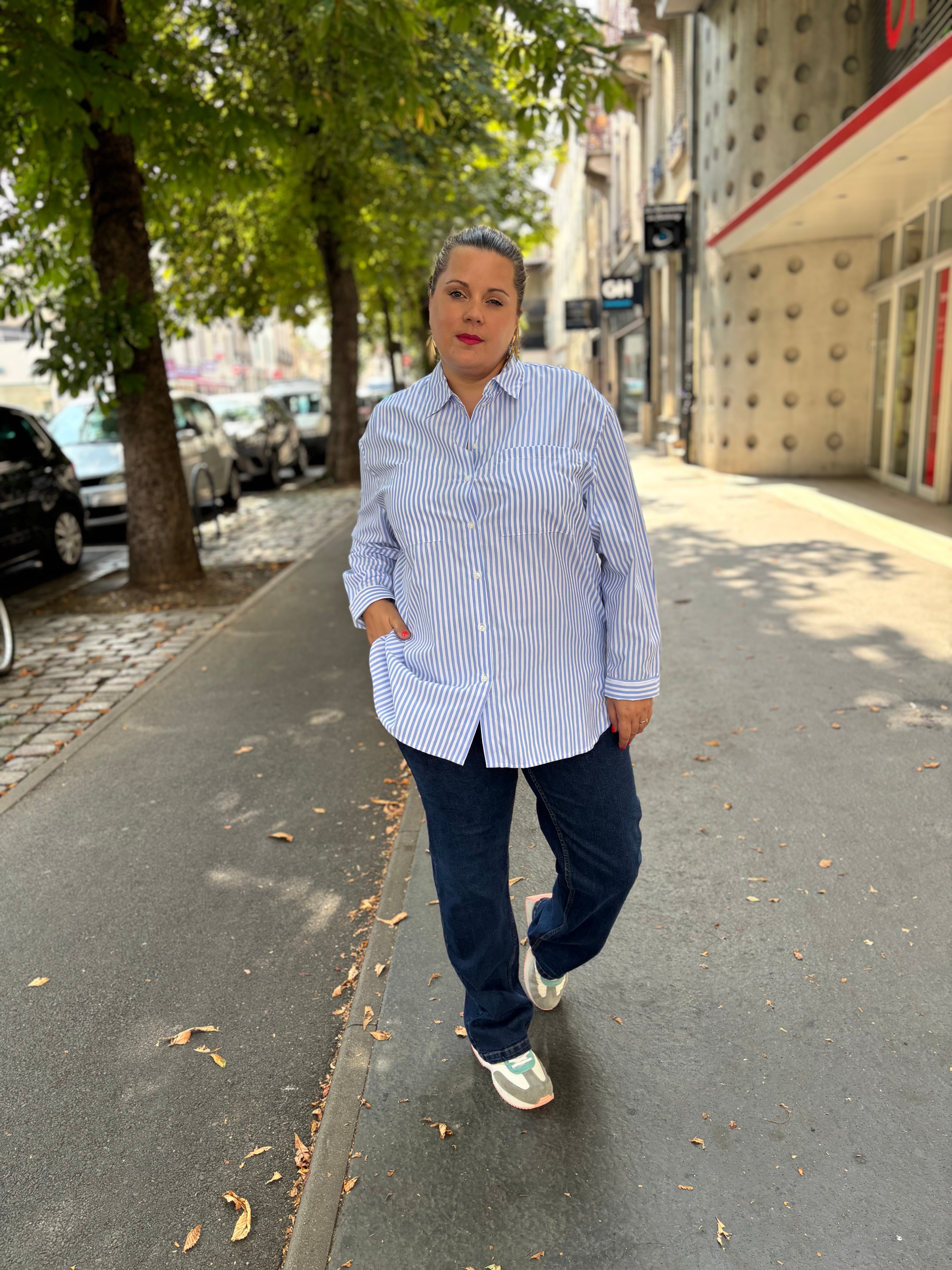 CHEMISE MELIA BLEUE