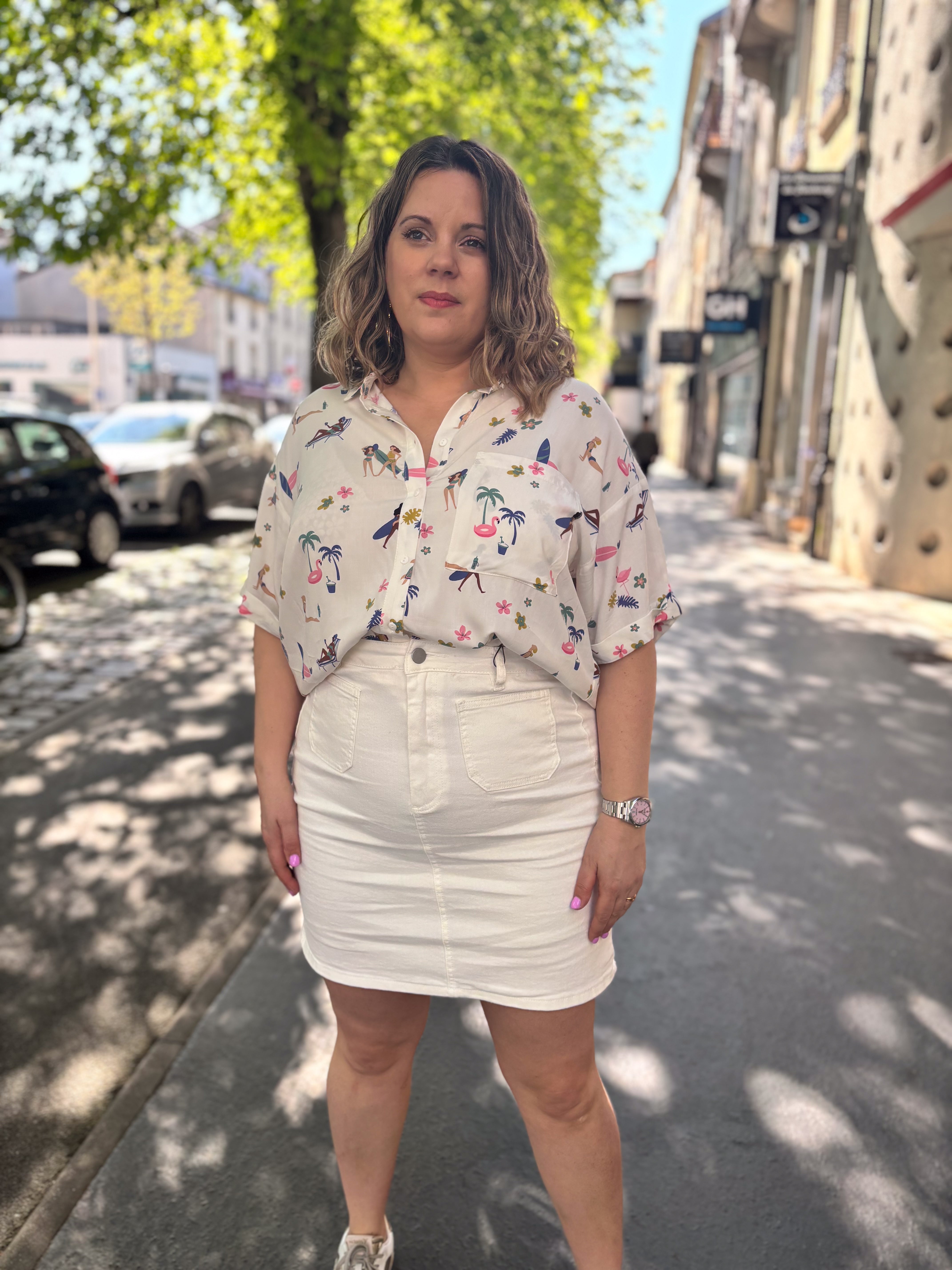 JUPE KARLA TWILL