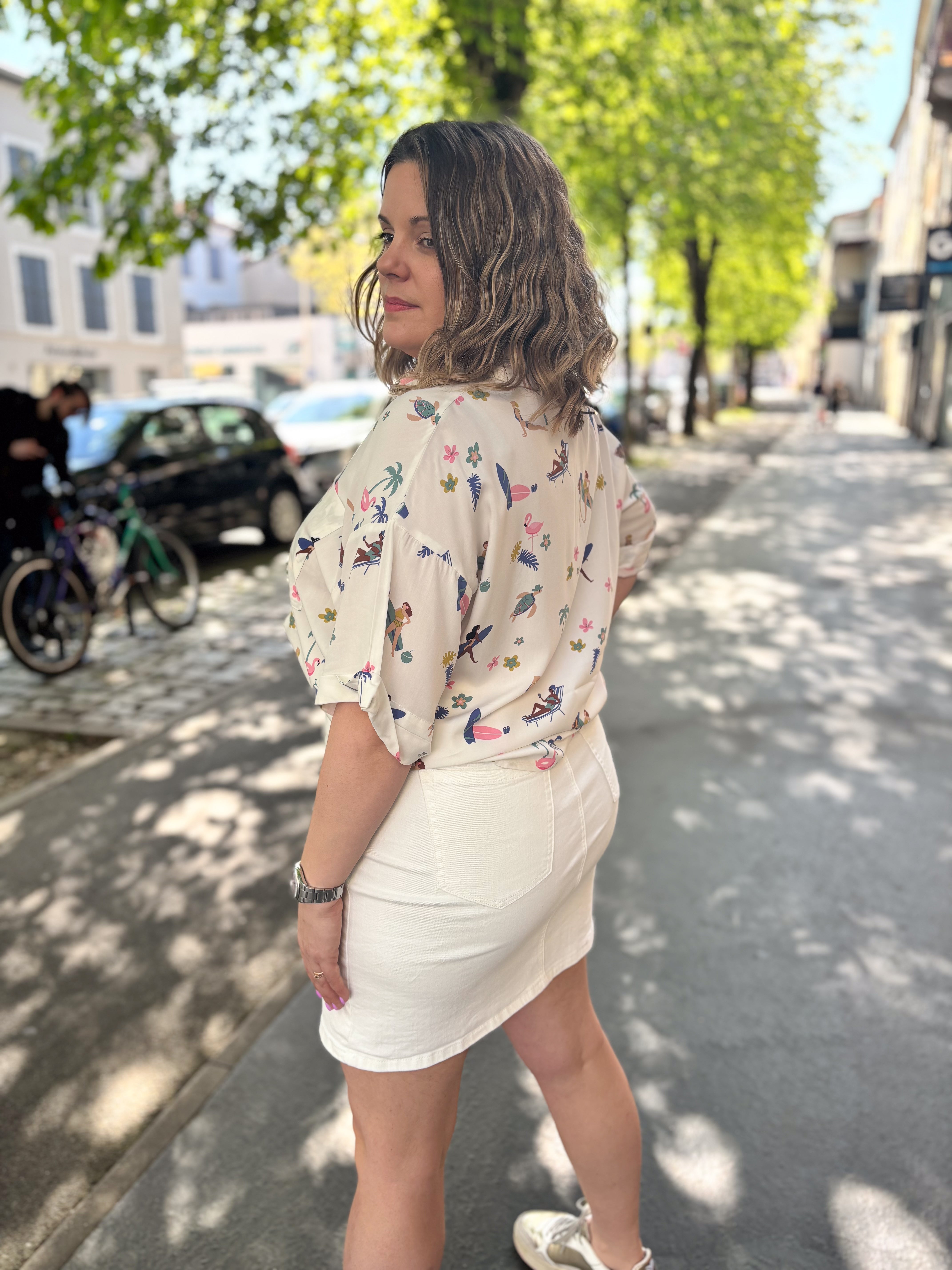 JUPE KARLA TWILL