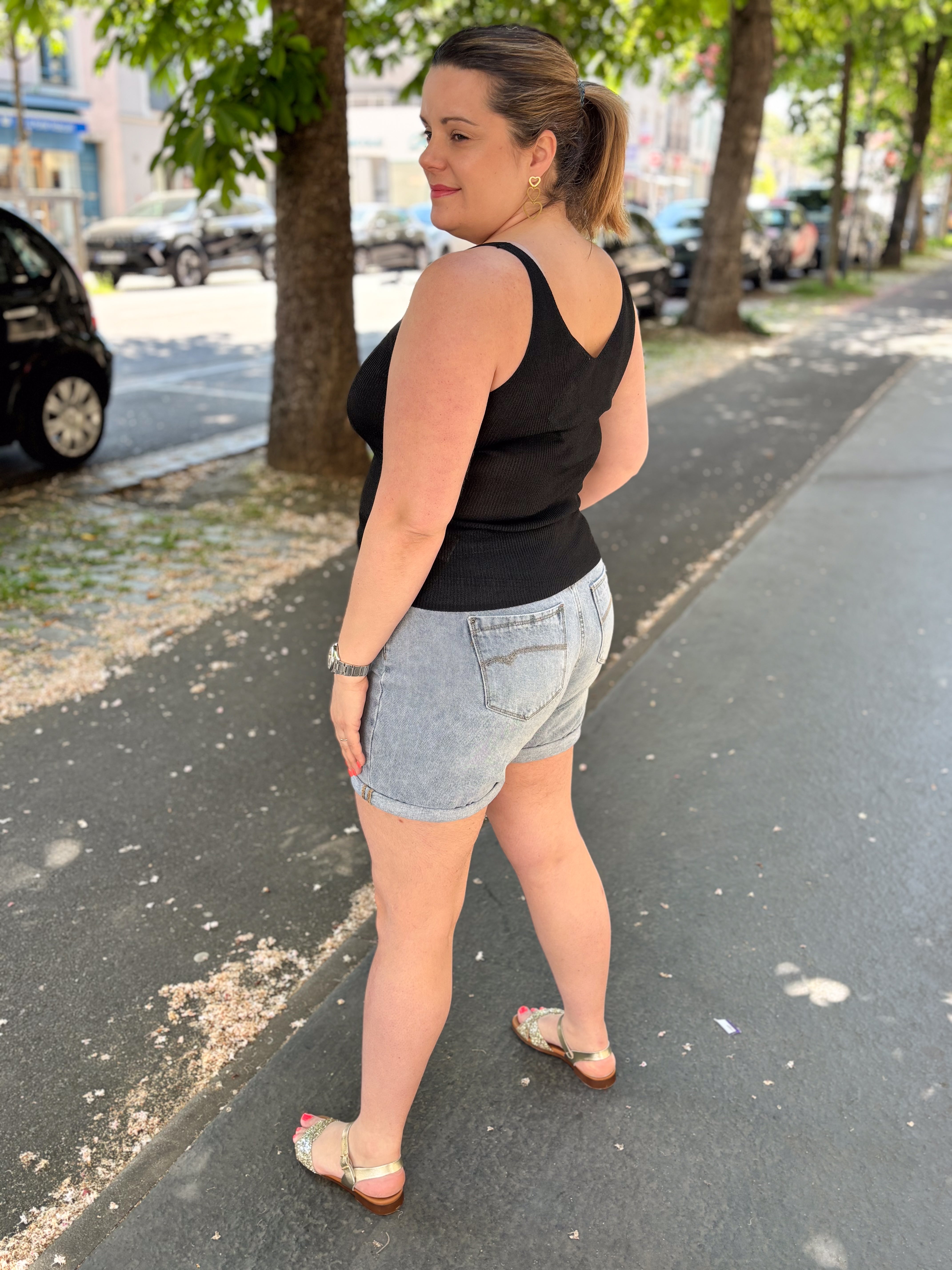 TOP PAILLETTE