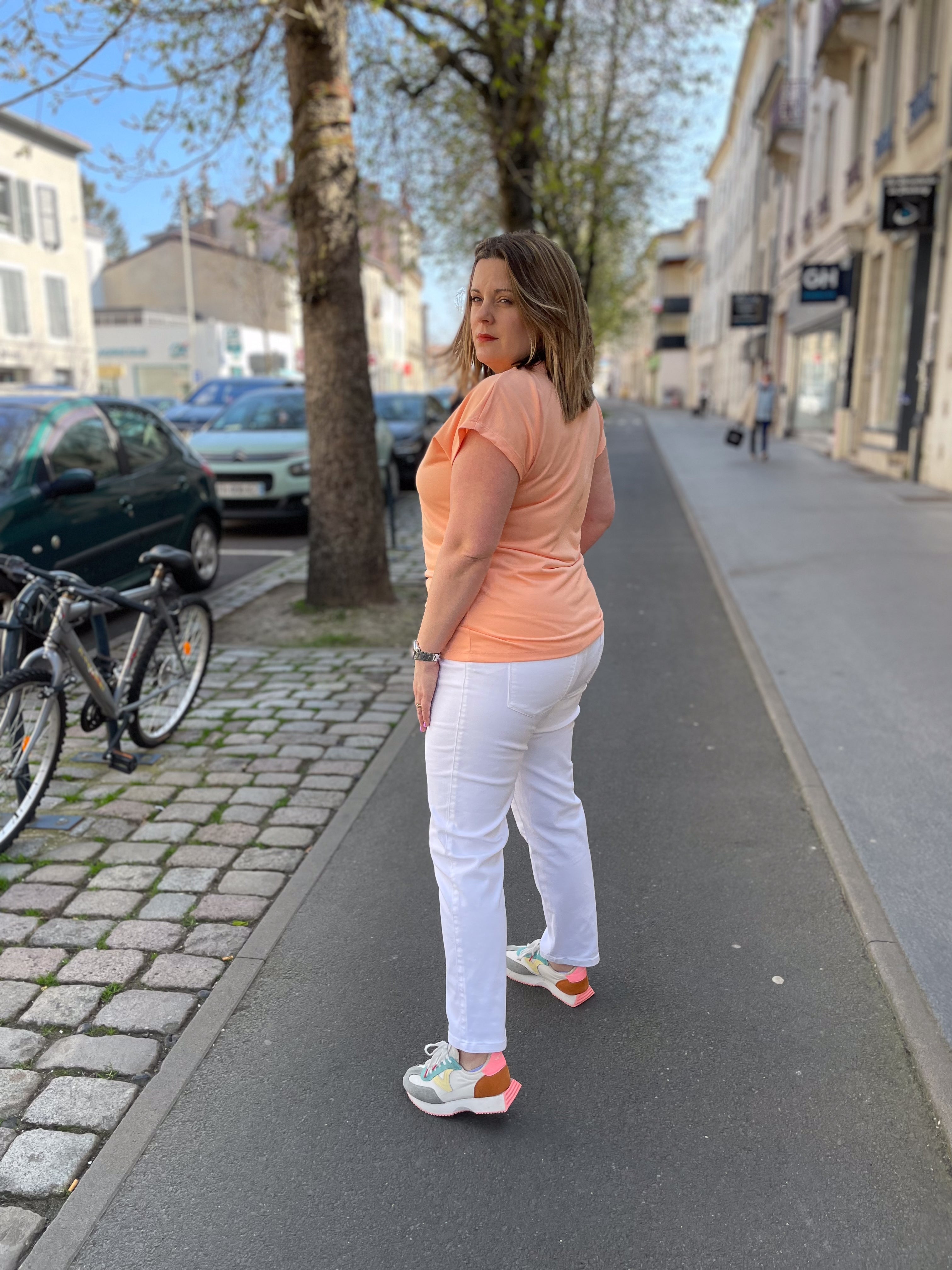 TEE-SHIRT LISE PÊCHE