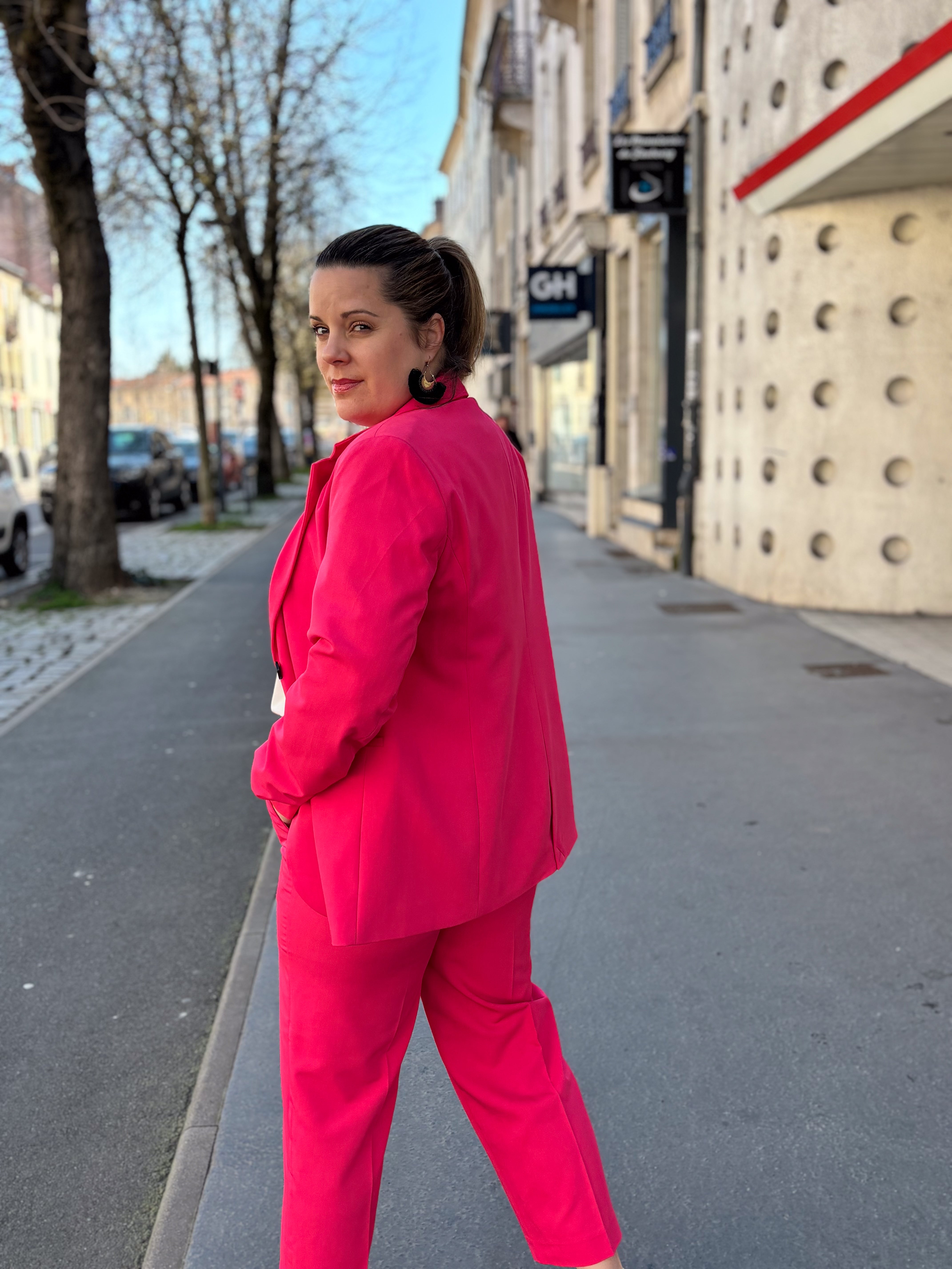 BLAZER SAKURA FRAMBOISE