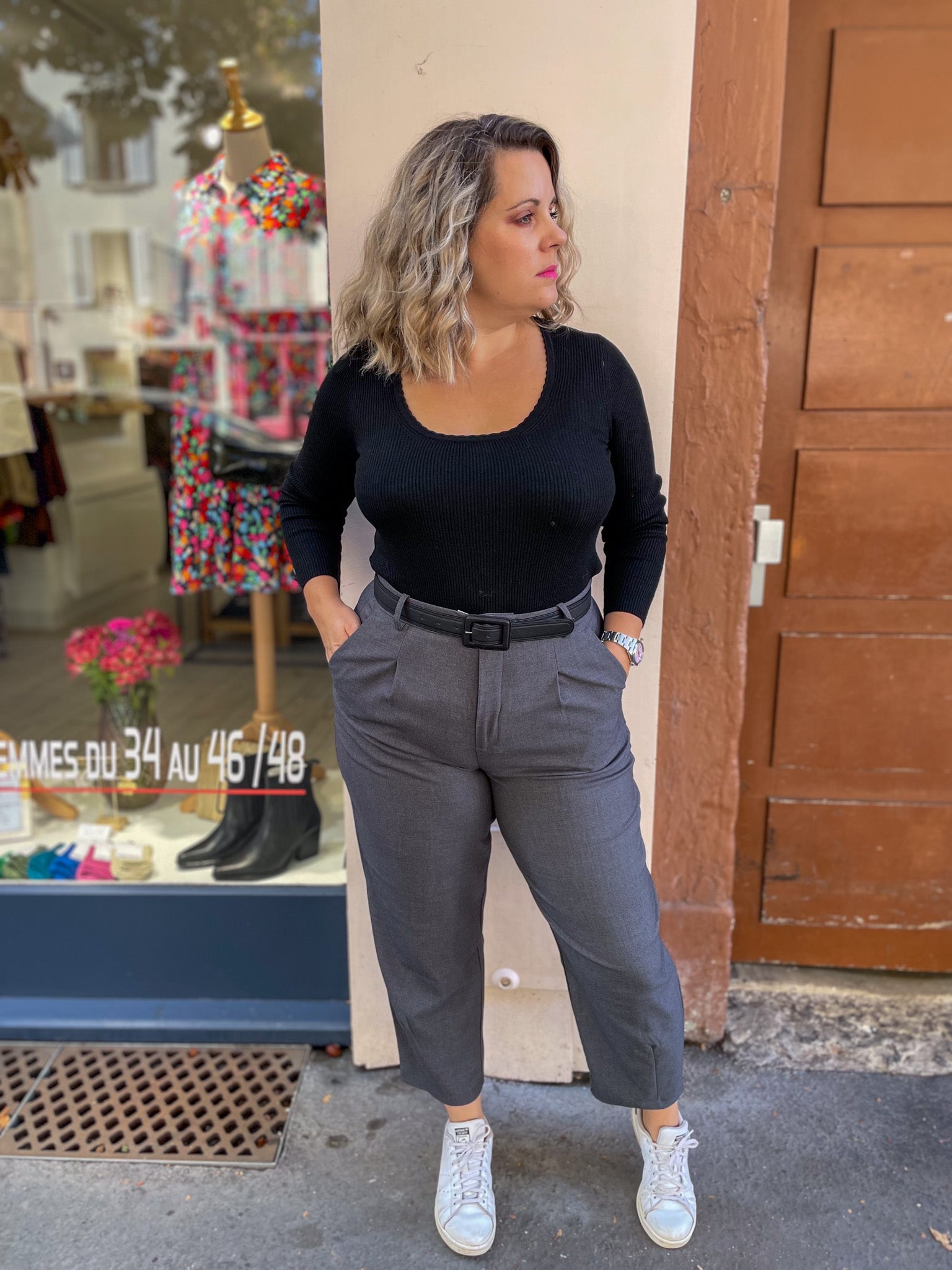 PANTALON MERLE GRIS