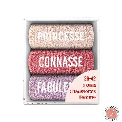 COFFRET TRIO CHAUSSETTES A PAILLETTES