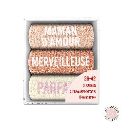 COFFRET TRIO CHAUSSETTES A PAILLETTES