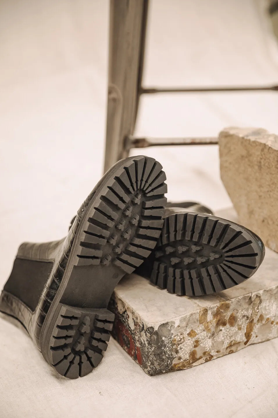 BOTTINES VERENA CROCO