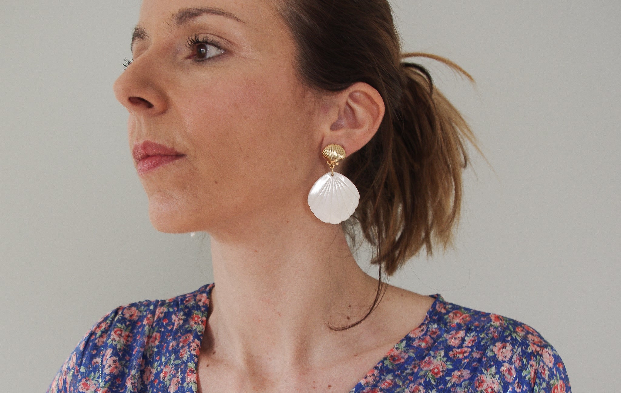 BOUCLES D'OREILLES COQUILLAGES