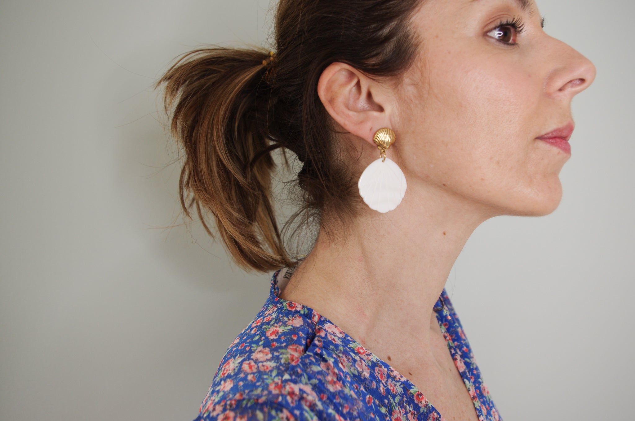 BOUCLES D'OREILLES COQUILLAGES